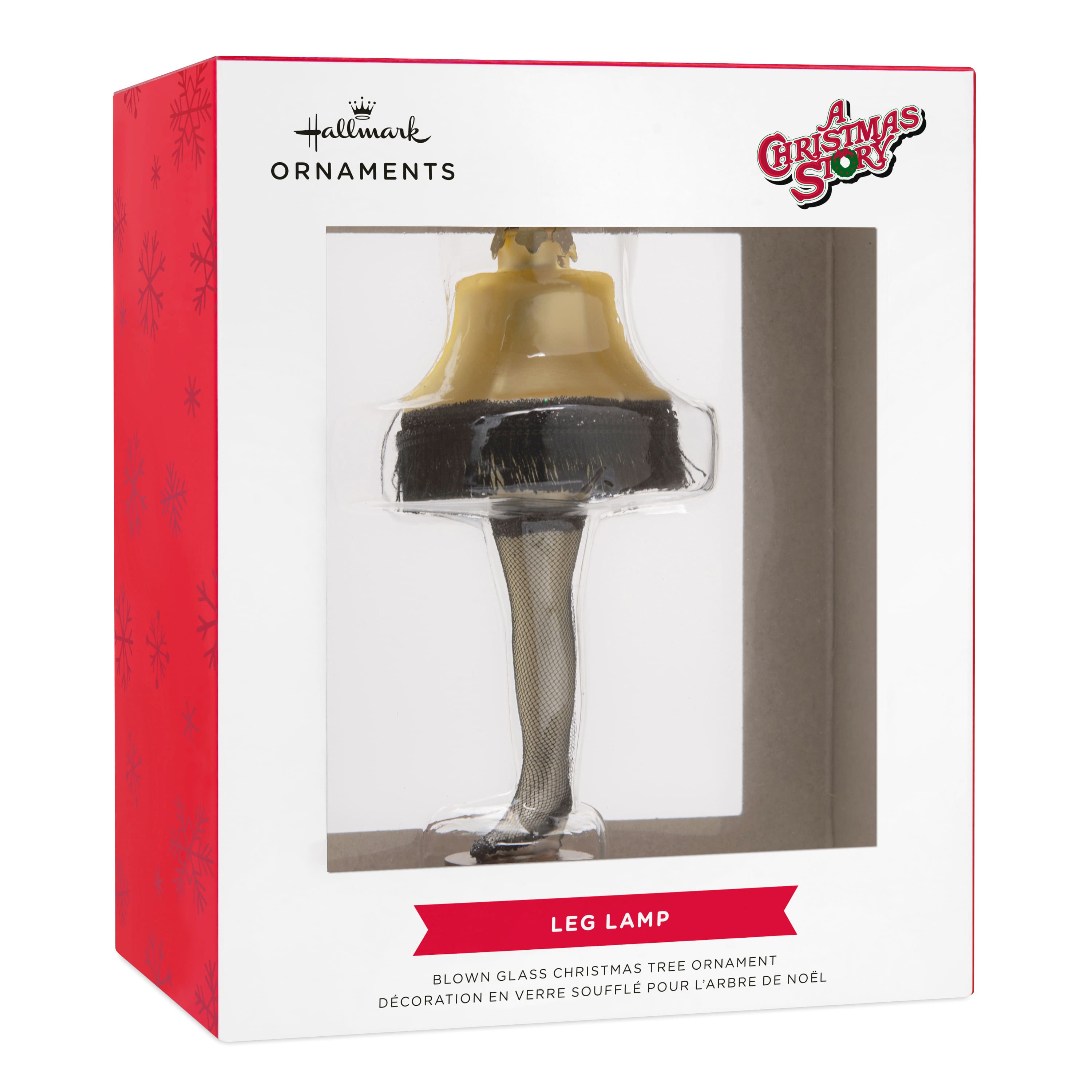 Hallmark A  Christmas Story&#x2122; 4.25&#x22; Leg Lamp Blown Glass Ornament