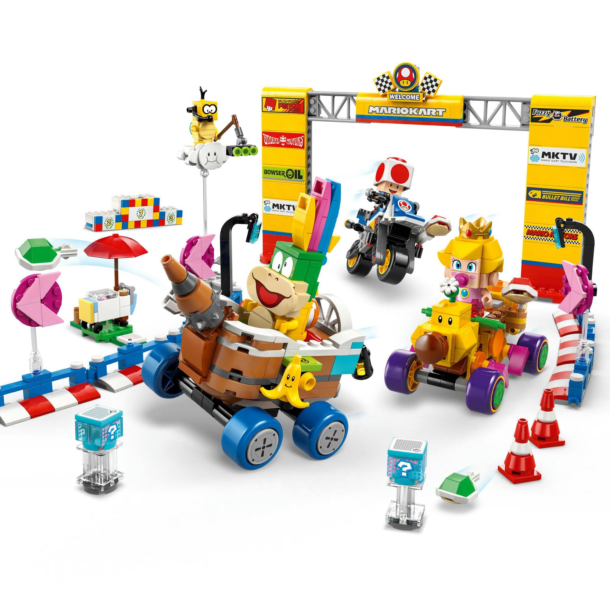 LEGO&#xAE; Super Mario&#x2122;: Mario Kart&#x2122; &#x2013; Baby Peach &#x26; Grand Prix Set, Racing Toy 72036