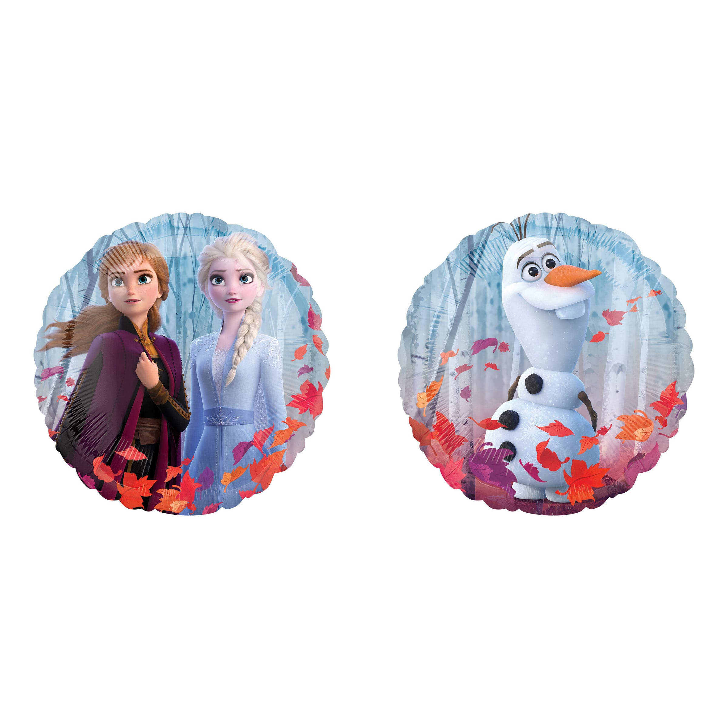 18&#x22; Frozen 2 Ana &#x26; Elsa Double-Sided Foil Balloon