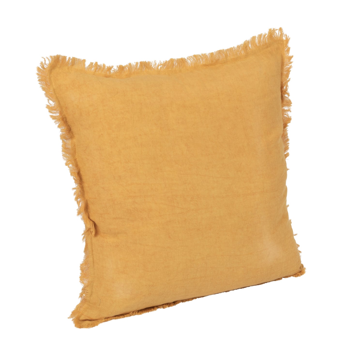 Hello Honey® Stonewashed Linen Pillow with Fringe