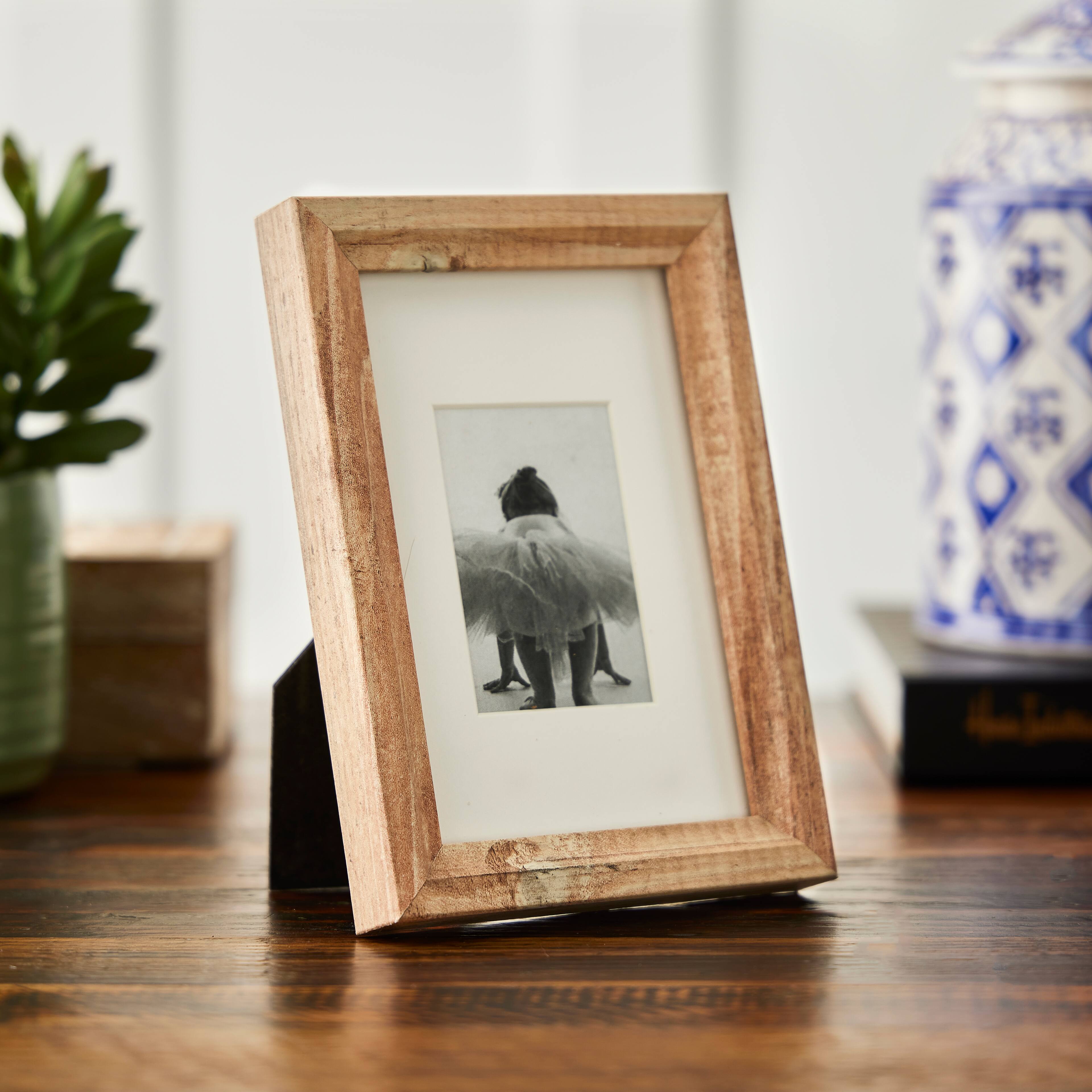 Simply Essentials™ Natural Frame with Mat by Studio Décor®