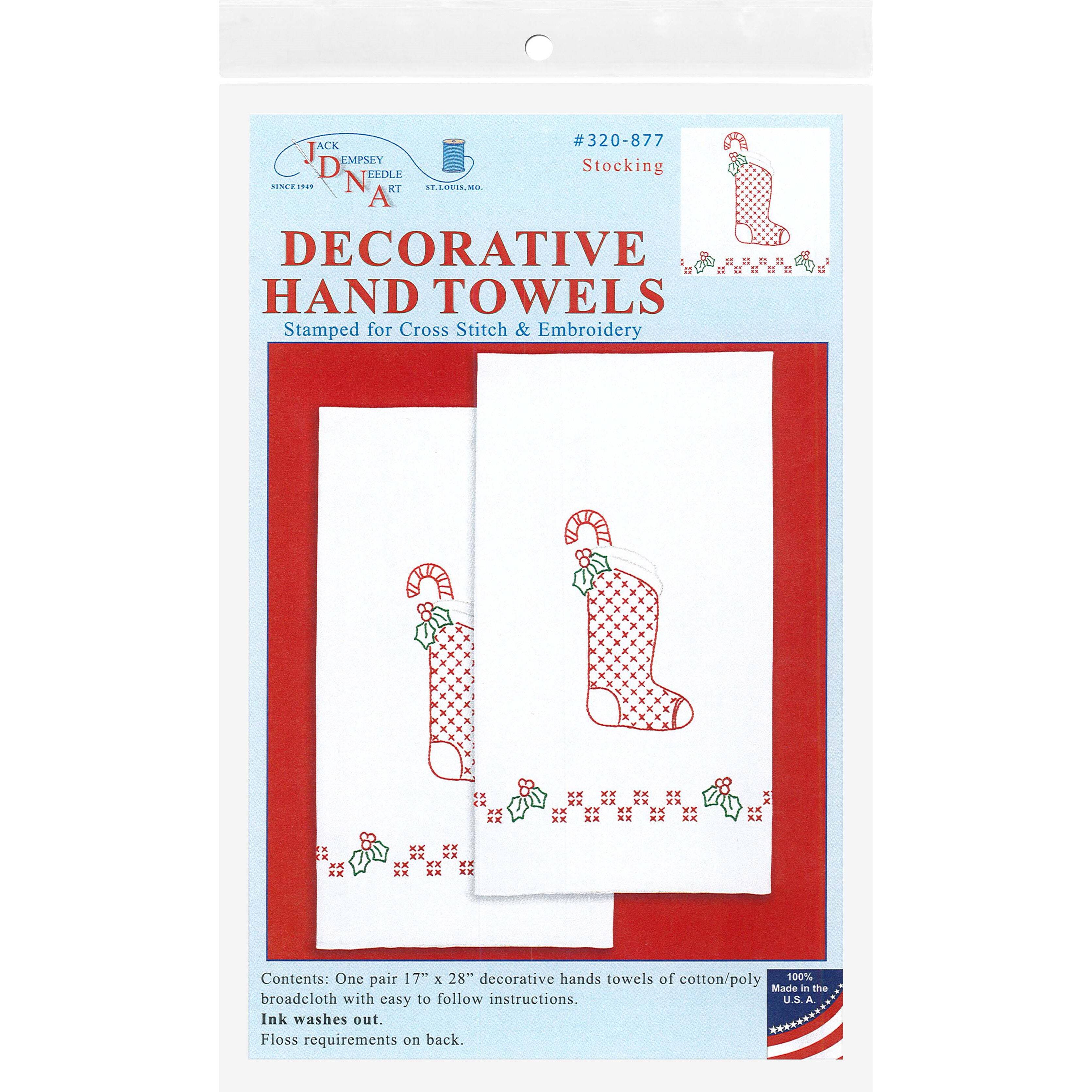 Jack Dempsey Stocking Decorative Hand Towel Set