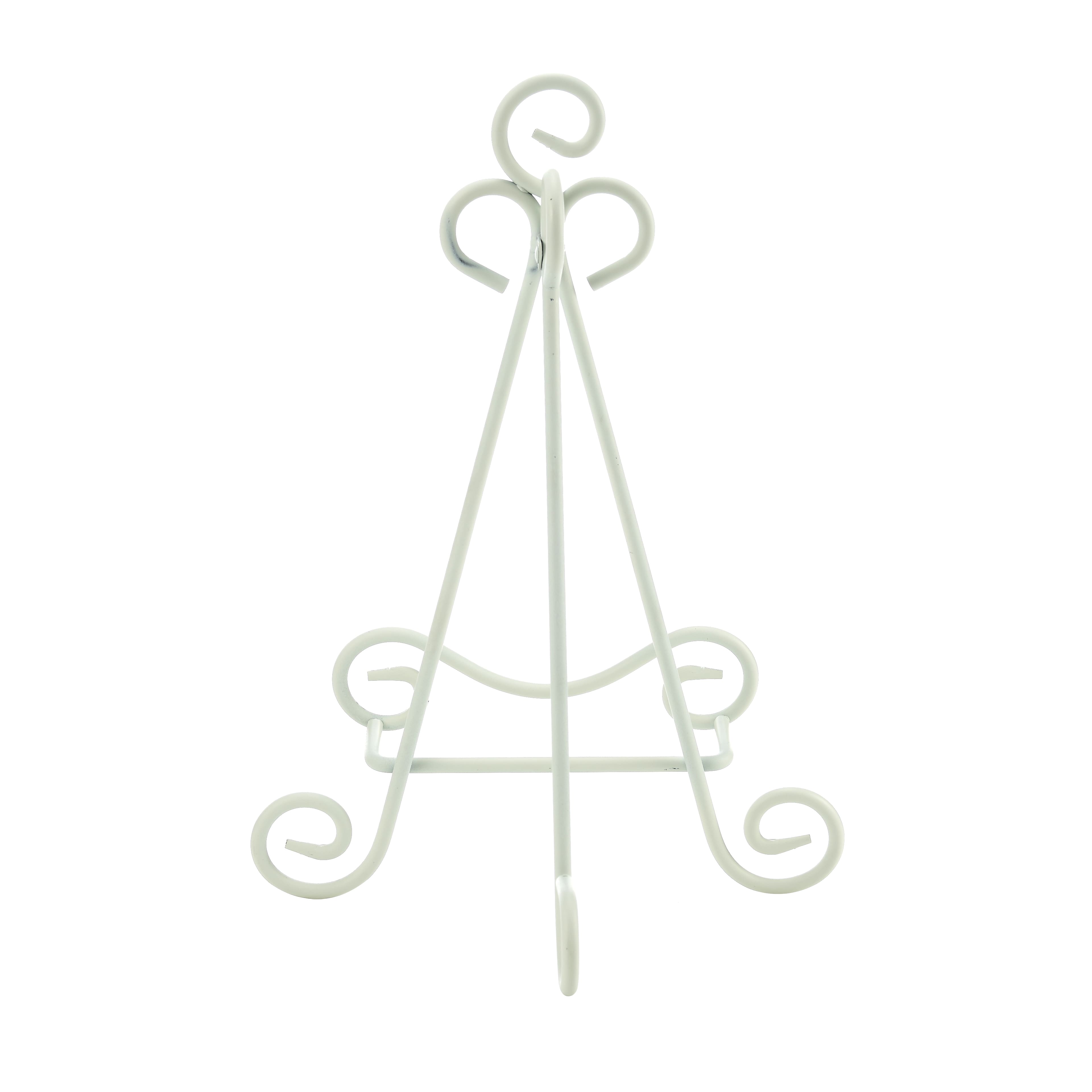 White 12" Distressed Easel Photo Stand by Studio Décor