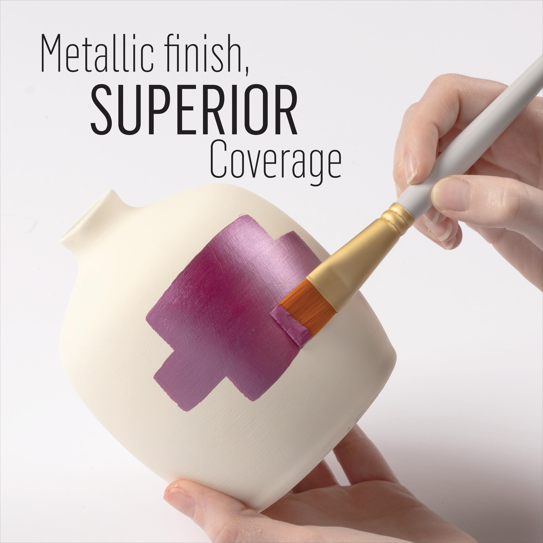 FolkArt&#xAE; Metallic&#x2122; Jewel Tone Paint &#x26; Brush Kit