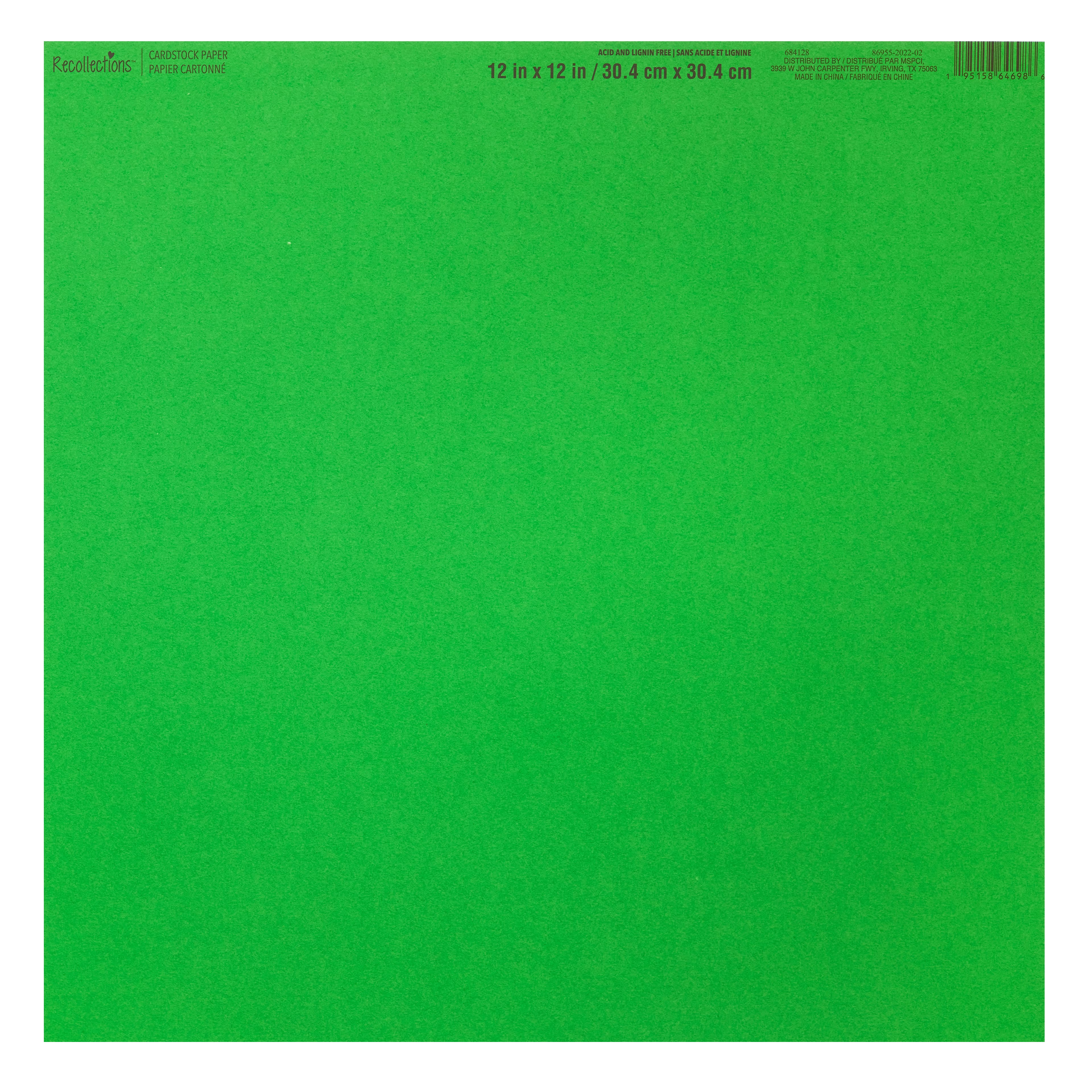 60 Pack: Smooth Solid Cardstock Paper by Recollections™, 12" x 12"