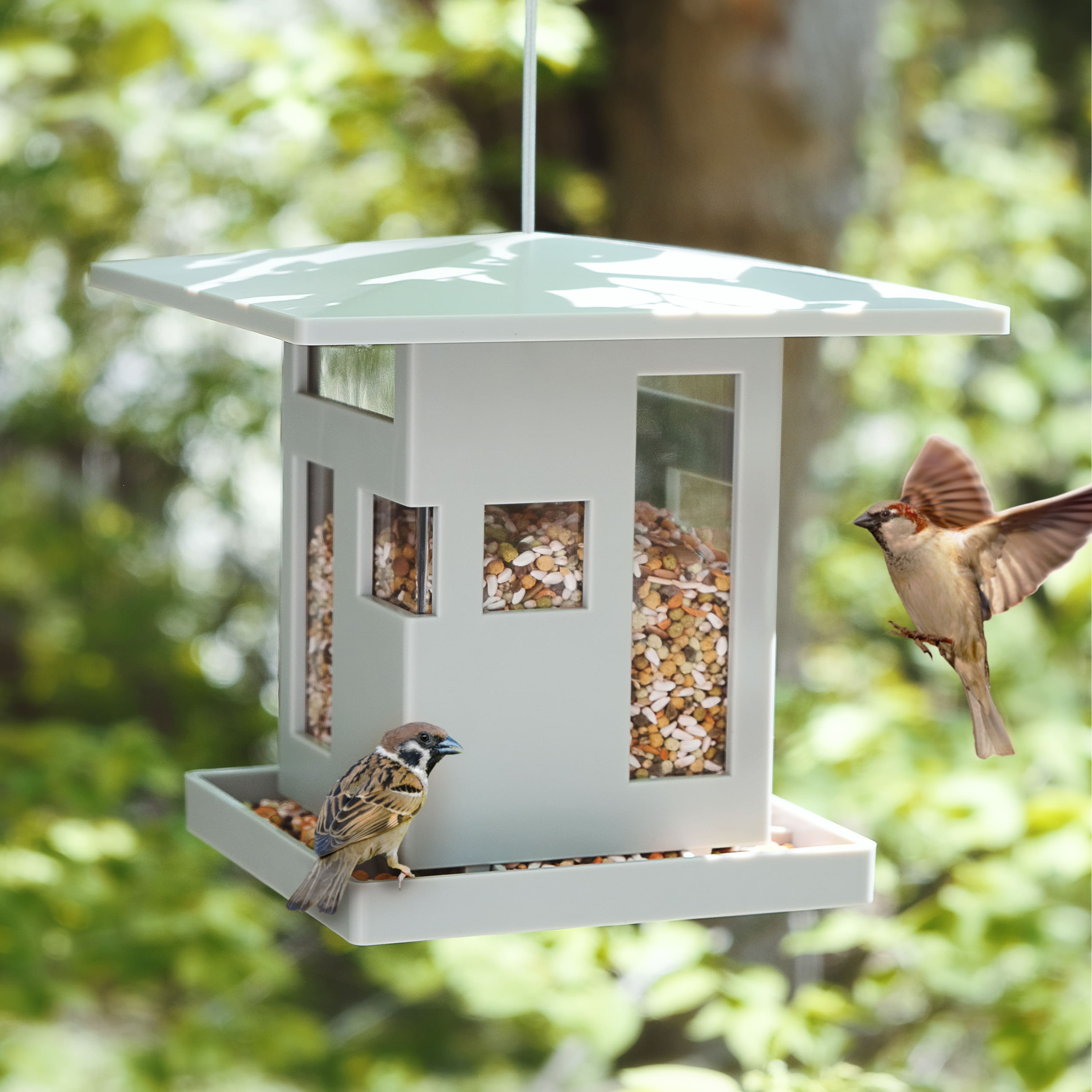 Umbra Gray Bird Cafe Feeder