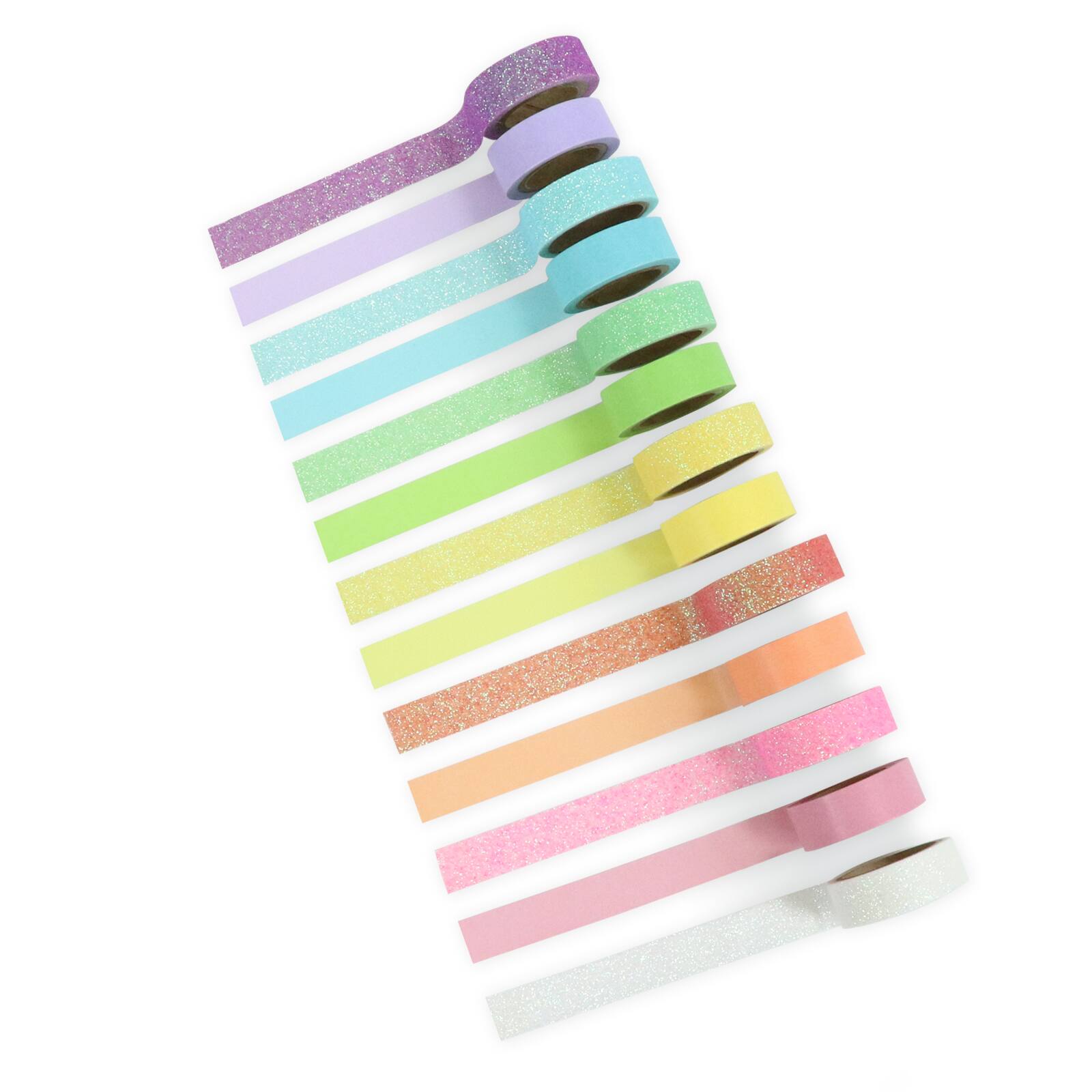 12 Pack: Pastel Rainbow Crafting Tape Set by Recollections™