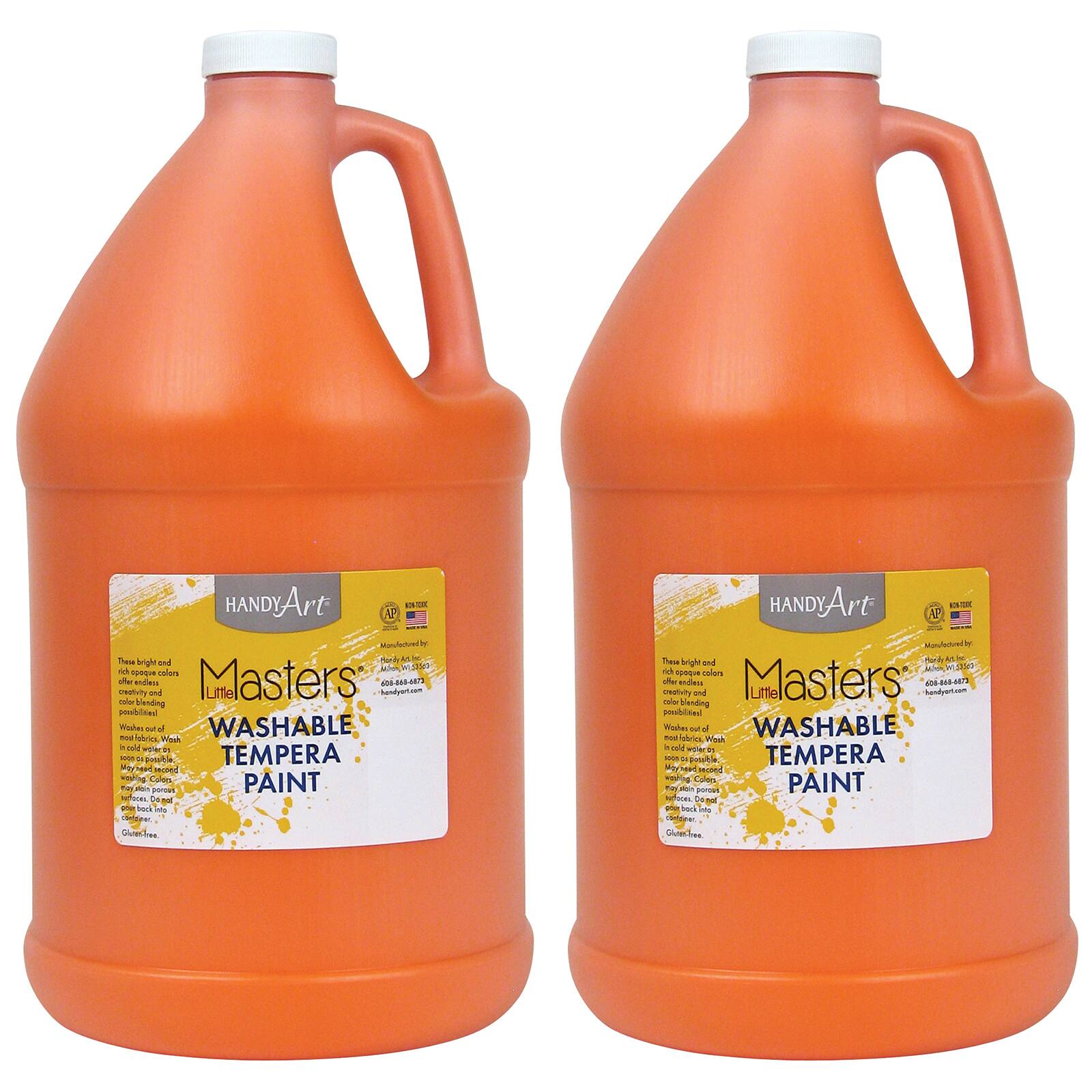 Handy Art® Little Masters® Washable Tempera Paint Gallon, 2ct.