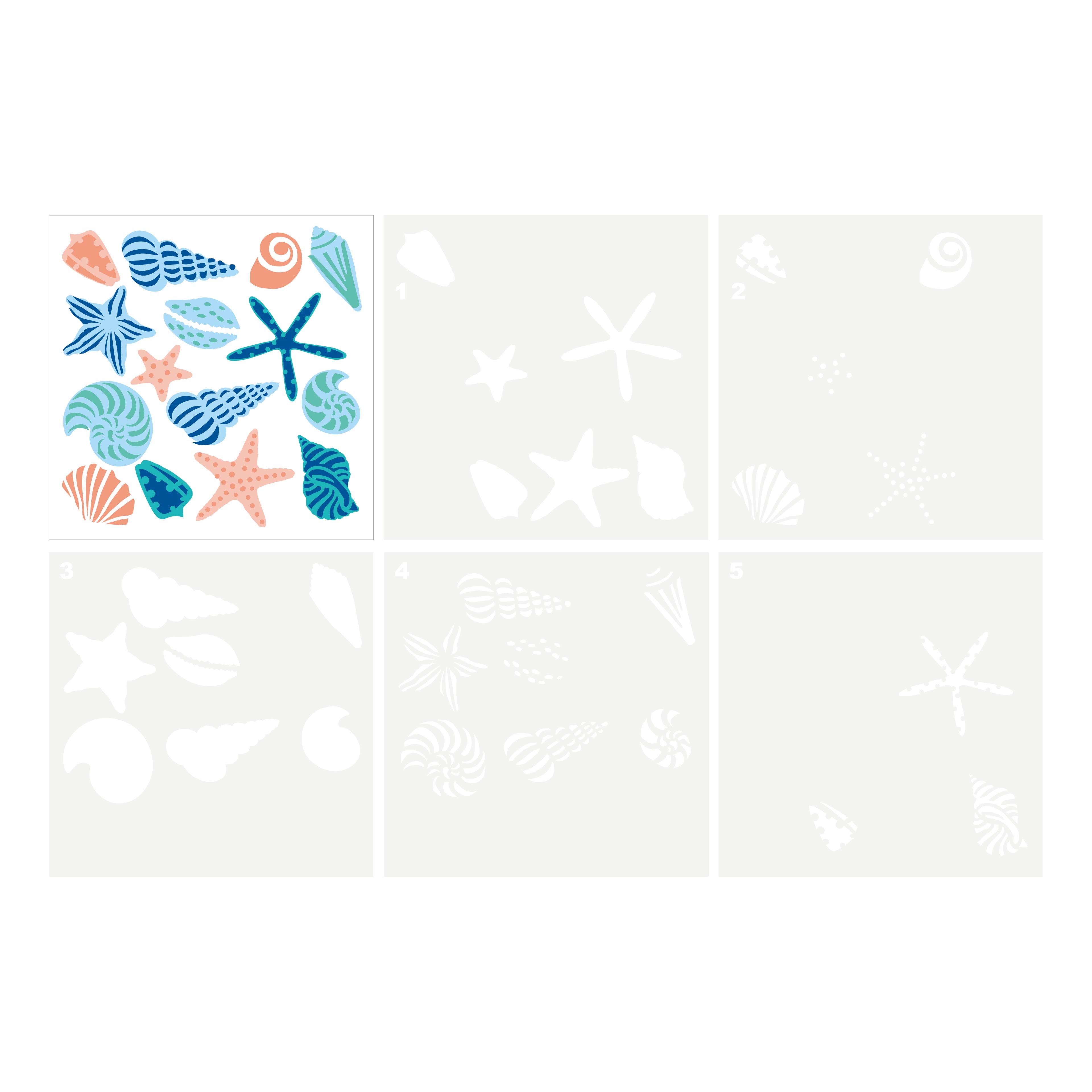 Shells Layering Stencils by Recollections&#x2122;