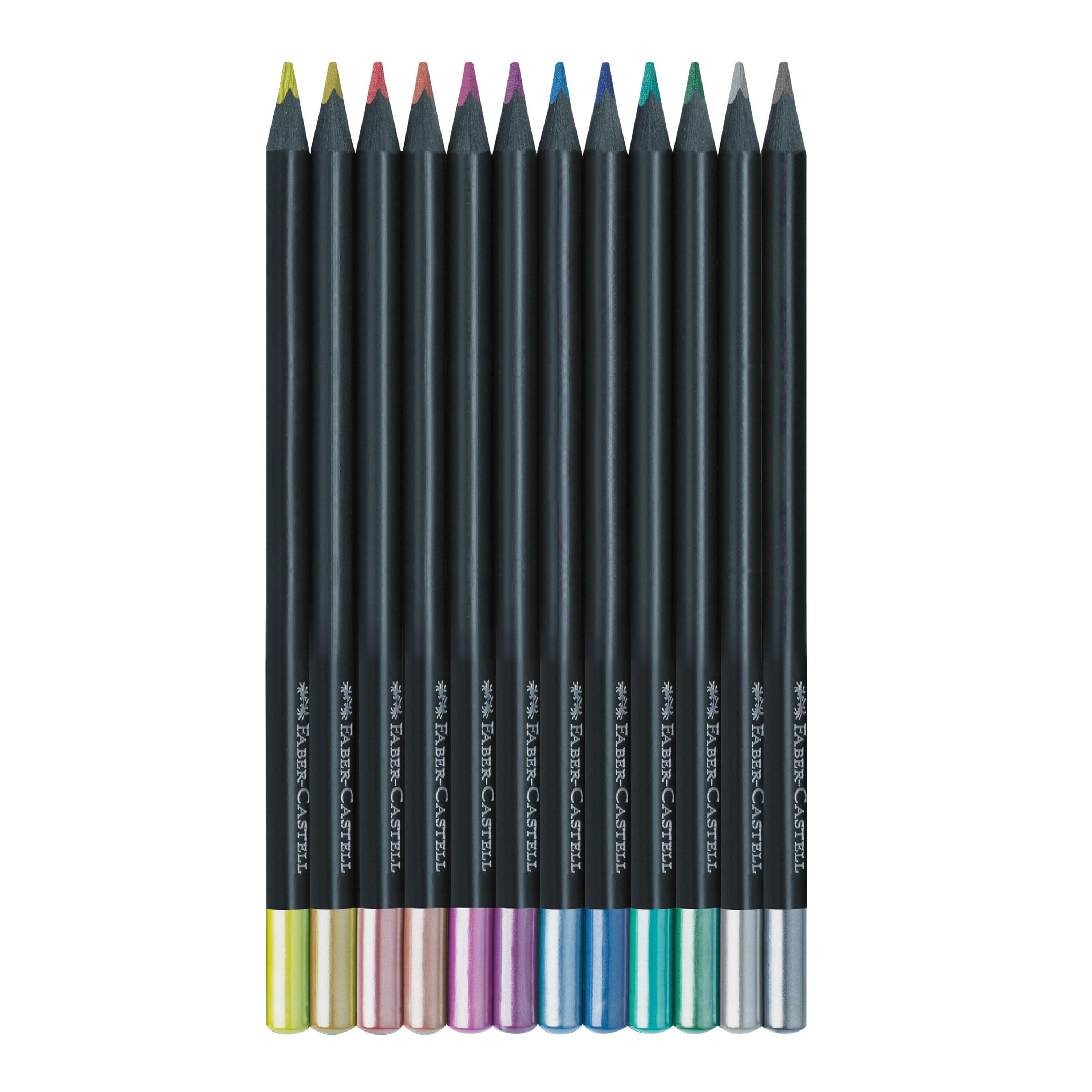 Faber-Castell&#xAE; Black Edition Metallic Colored Pencils