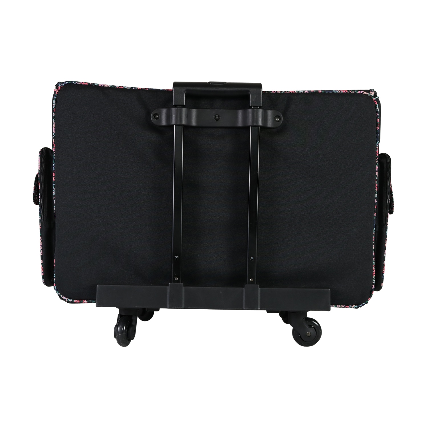 Everything Mary Black Floral XXL Rolling Sewing Tote