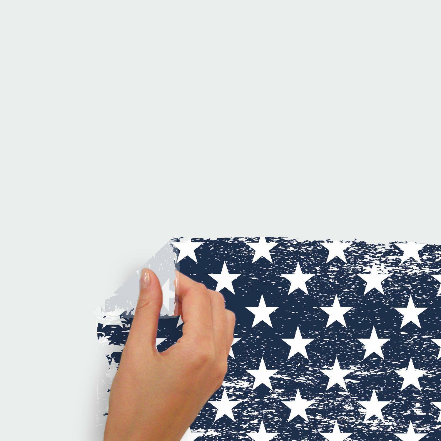 RoomMates Distressed American Flag Giant Peel &#x26; Stick Decal