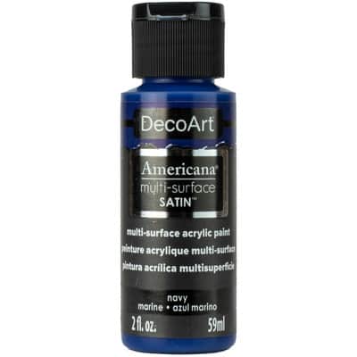 DecoArt Americana Acrilico Satinato Multiuso - 59 Ml - Colore Rosso Marrone - Vernice Per Legno, Vetro, Tessuto, Ceramica - Fai Da Te E Artigianato