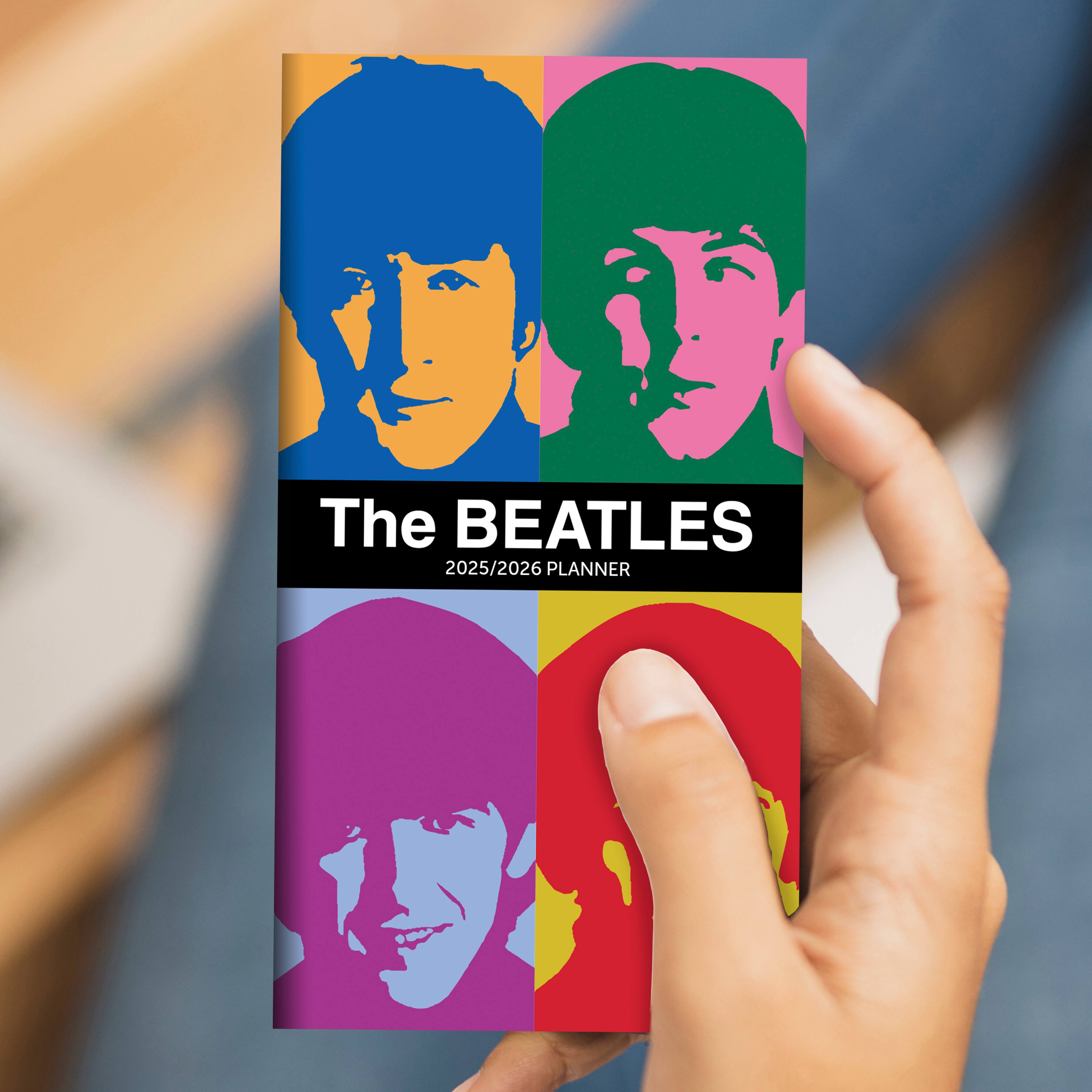 TF Publishing 2025-2026 The Beatles Small Monthly Pocket Planner
