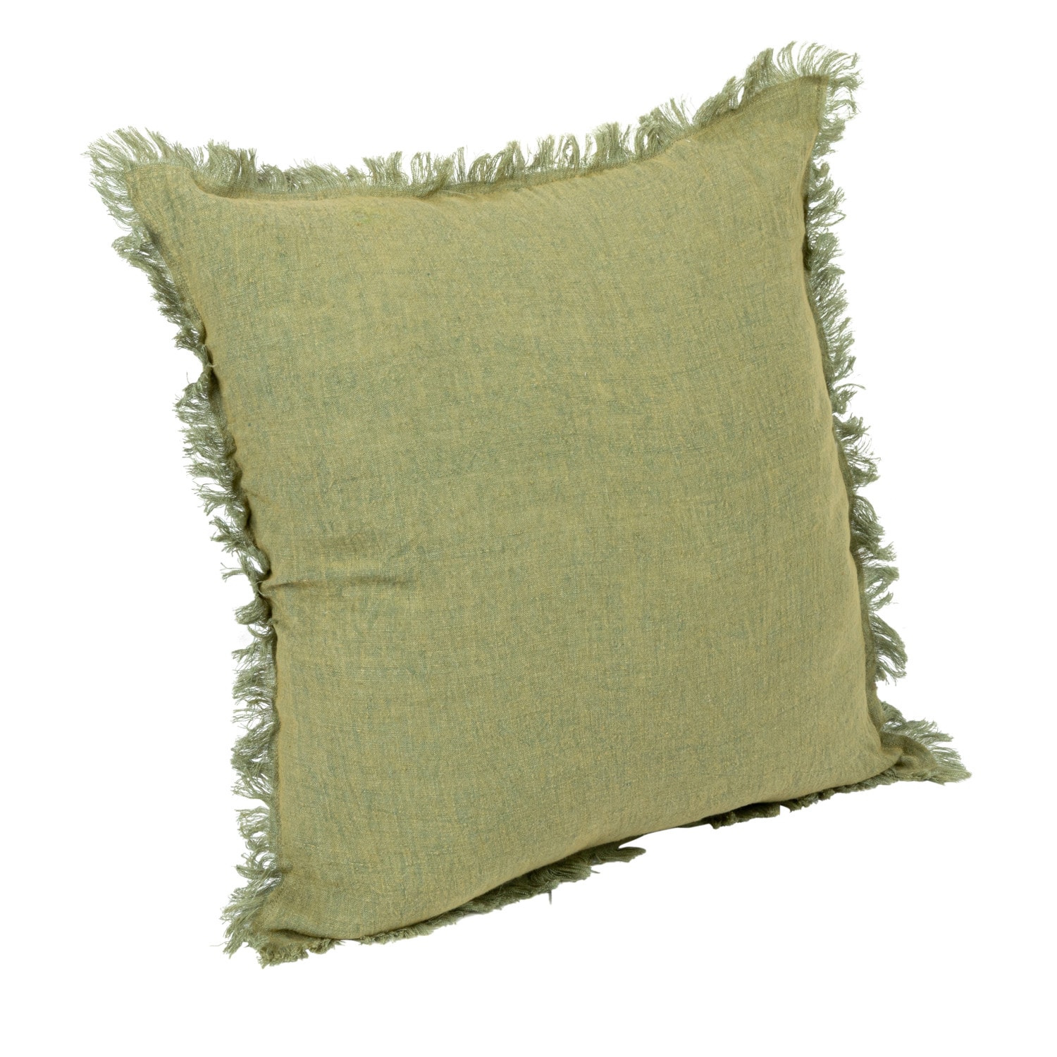 Hello Honey® Stonewashed Linen Pillow with Fringe