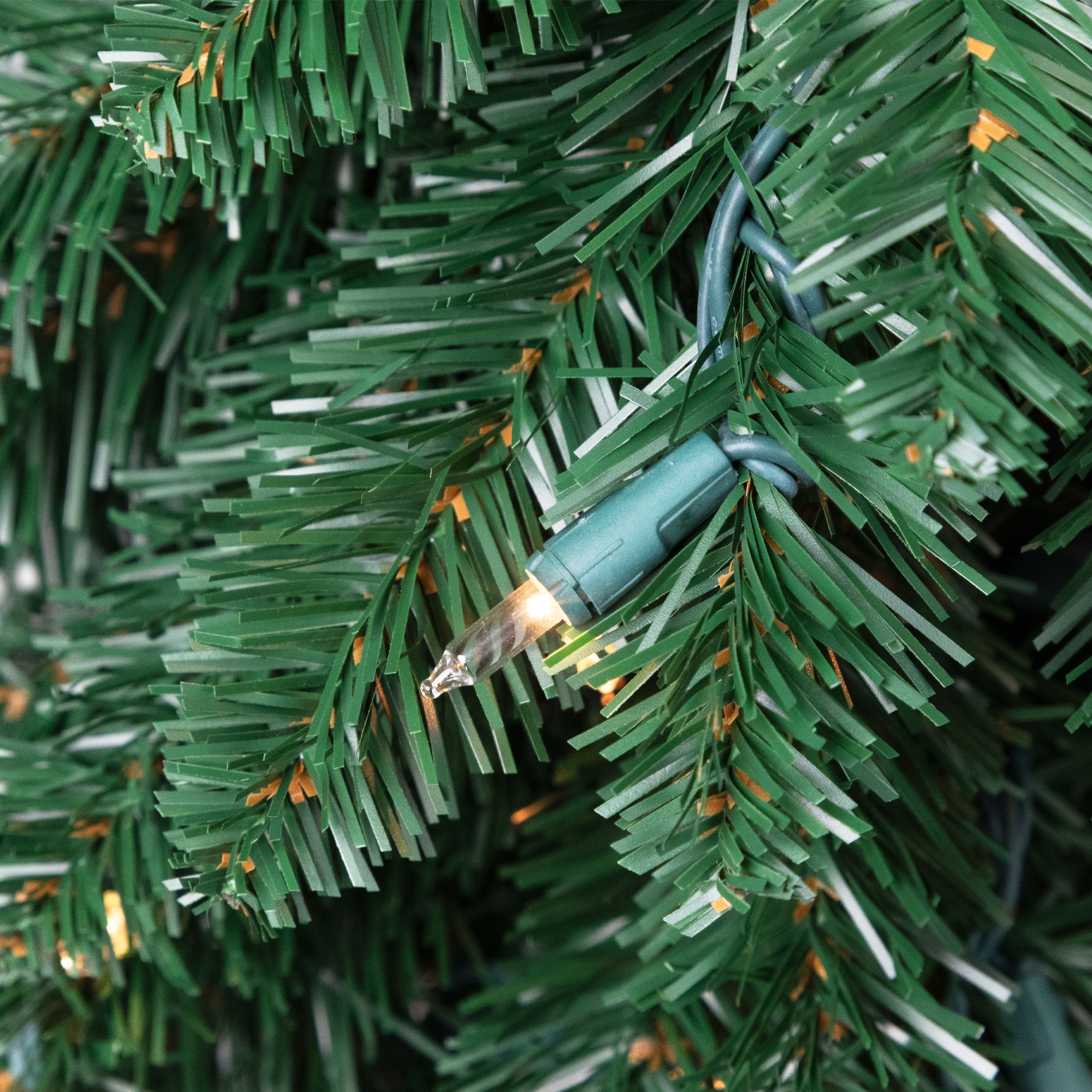 6ft. Pre-Lit Alpine Artificial Christmas Tree, Clear Lights