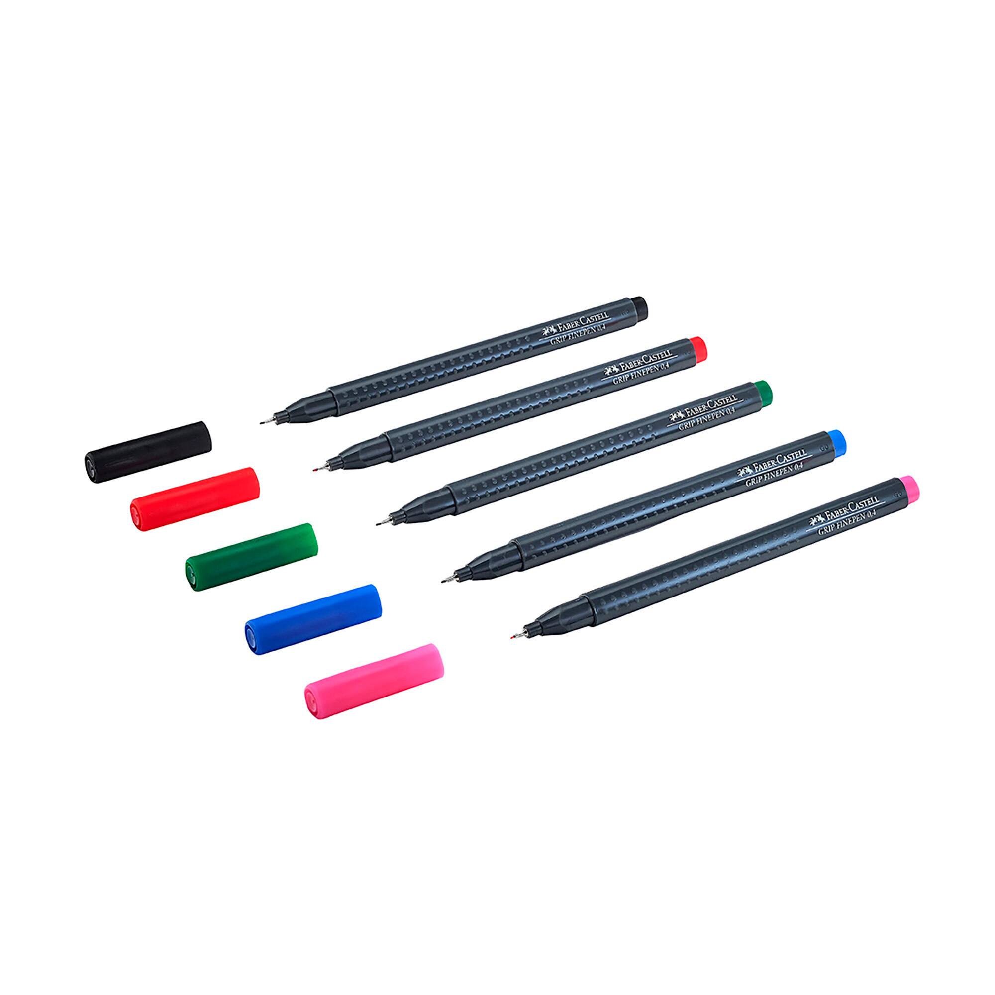 Faber-Castell&#xAE; Basic Colors Grip Finepen Set