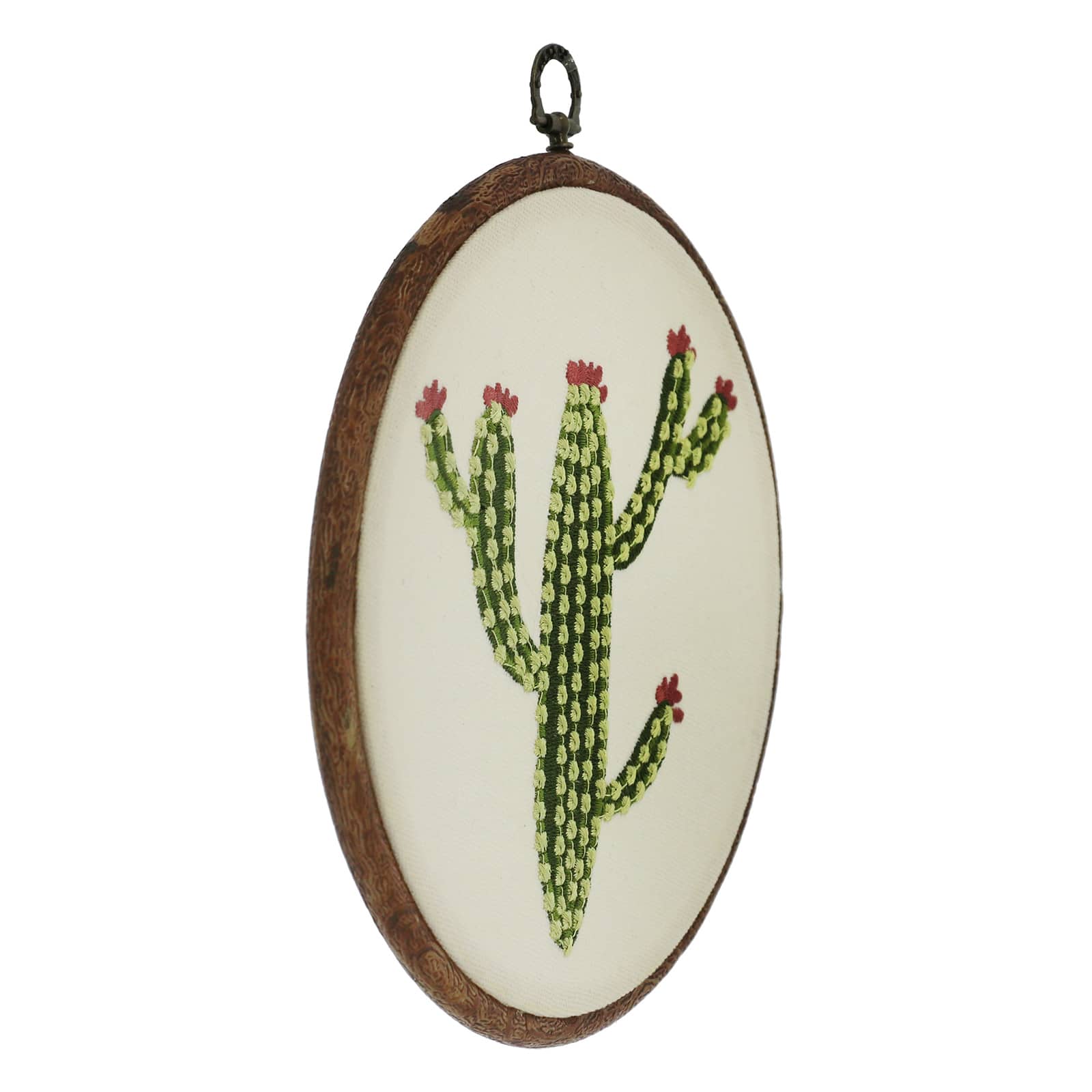 Cactus Embroidery Hoop Wall D&#xE9;cor by Ashland&#xAE;