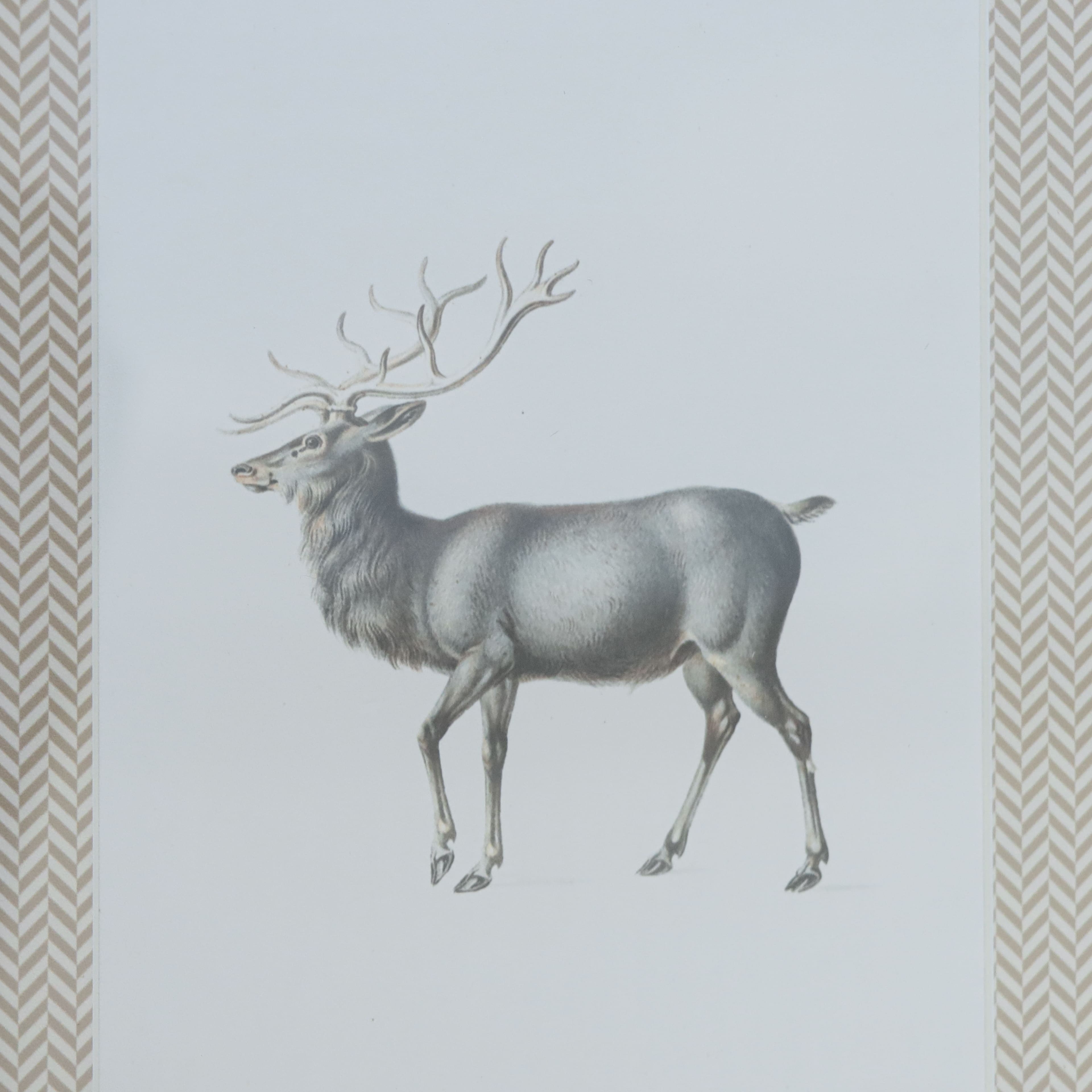 7.5&#x22; x 9.5&#x22; Framed Reindeer Tabletop D&#xE9;cor by Ashland&#xAE;