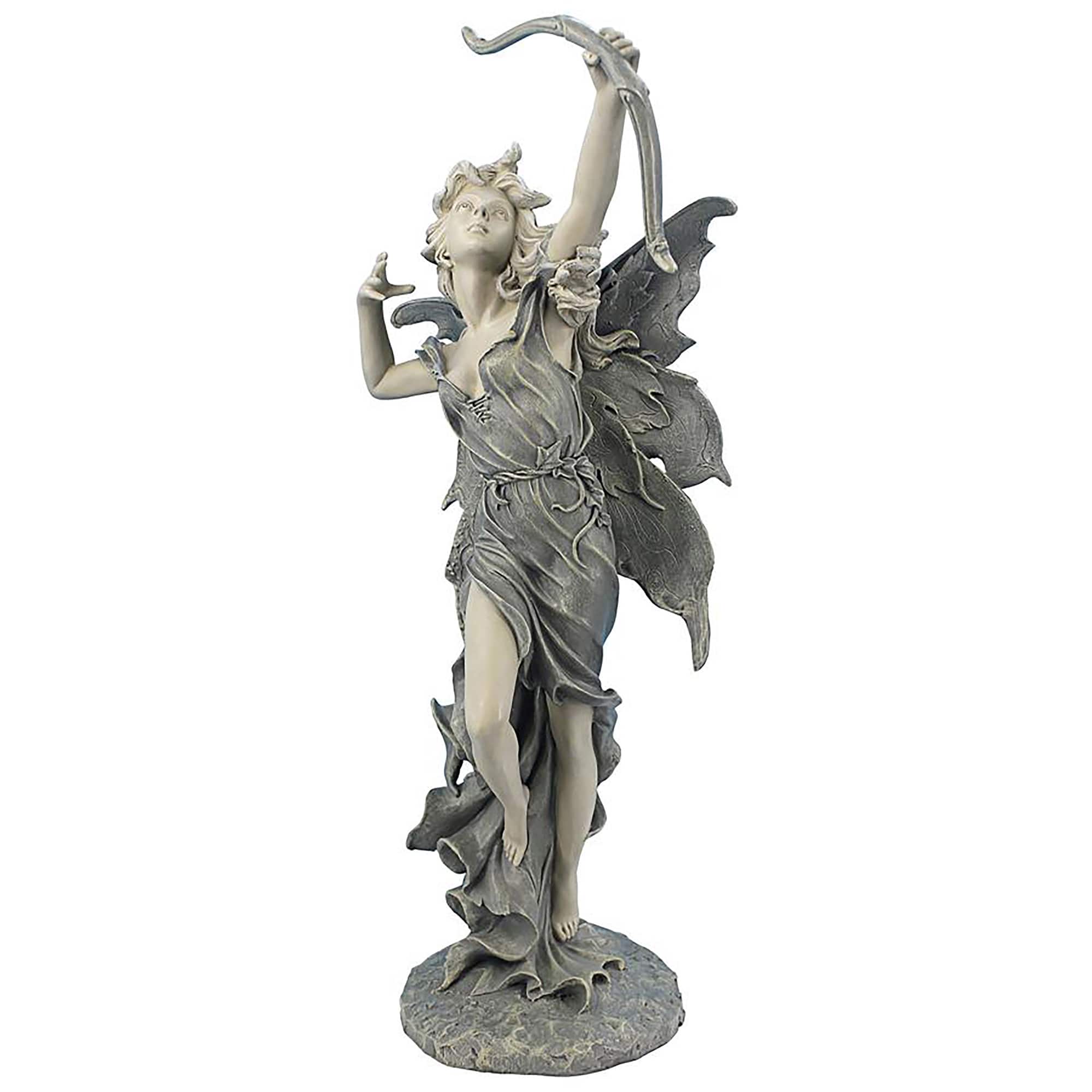 Design Toscano 22.5&#x22; Medium Rhiannon the Archer Garden Fairy Statue