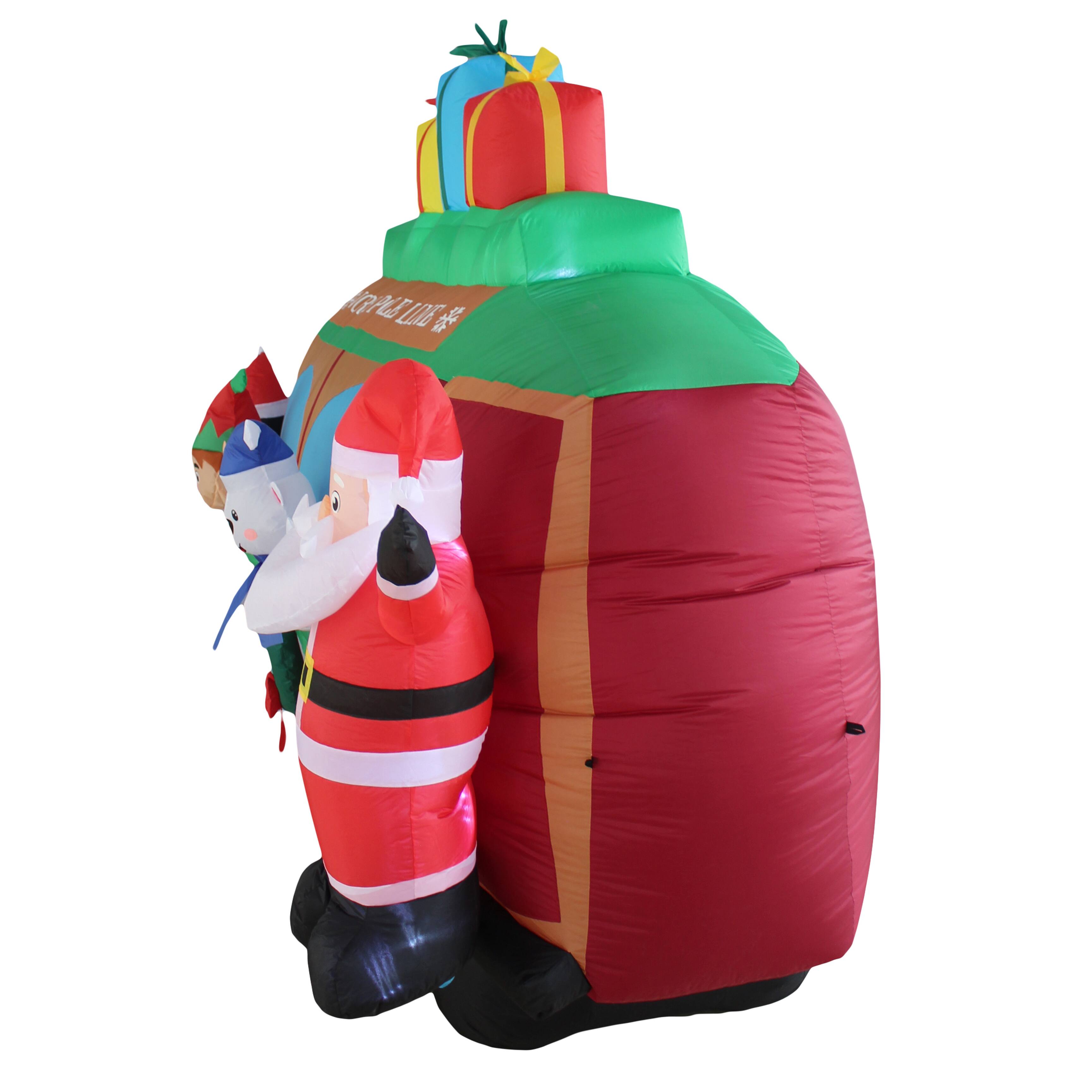 8ft. Inflatable Christmas Caboose