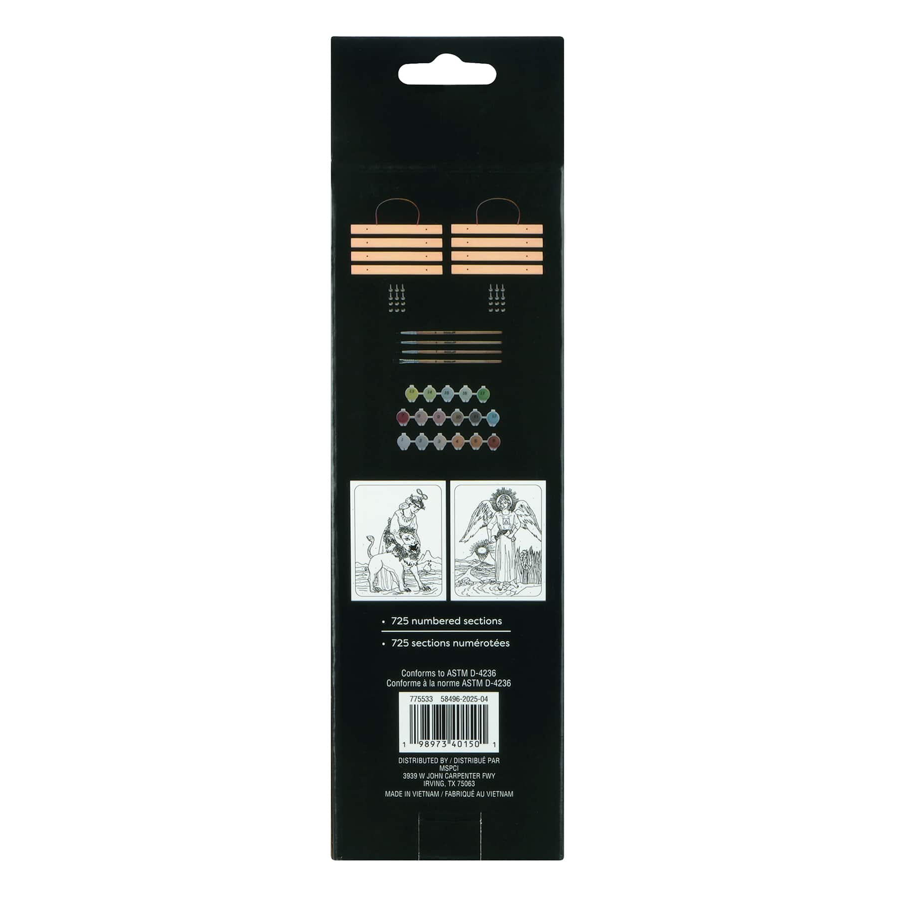 8&#x22; x 10&#x22; Strength &#x26; Temperance Tarot Paint-by-Number Kit by Artist&#x27;s Loft&#xAE;