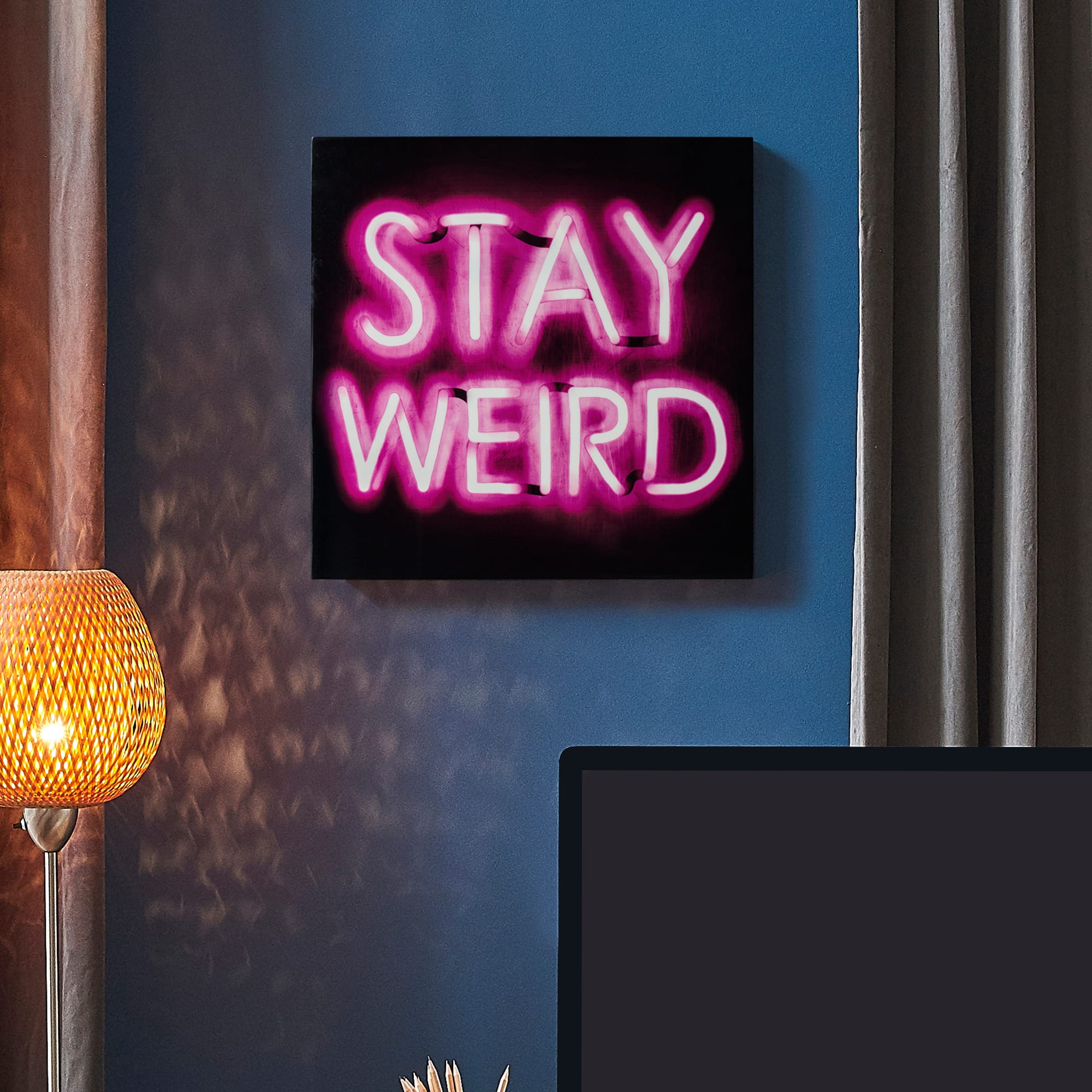 Stay Weird Neon Wall Art