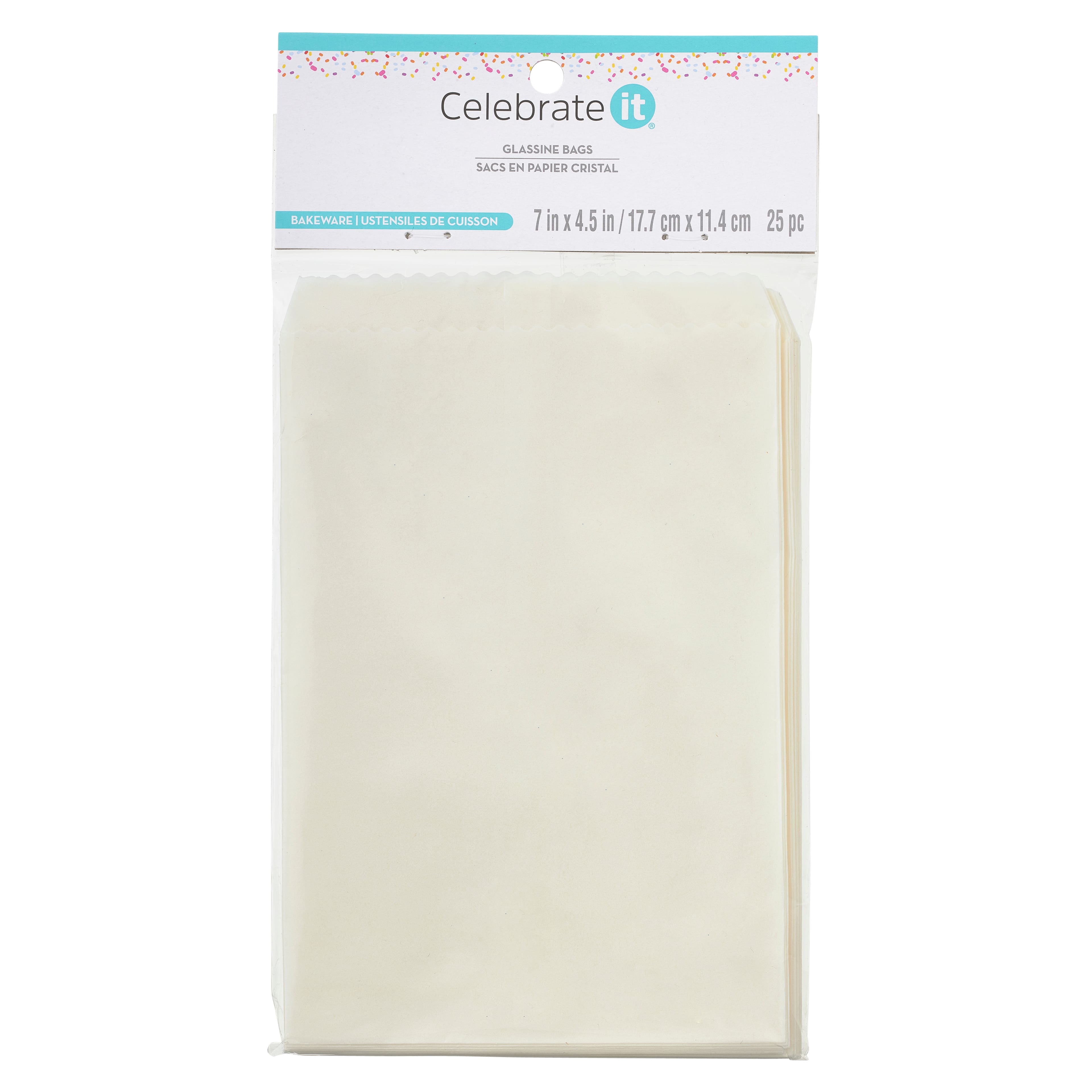24 Packs: 25 ct. (600 total) Glassine Bags by Celebrate It®