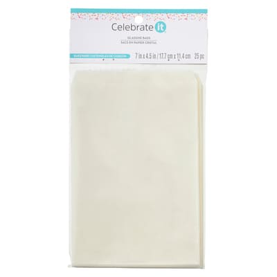 24 Packs: 25 ct. (600 total) Glassine Bags by Celebrate It® | Michaels