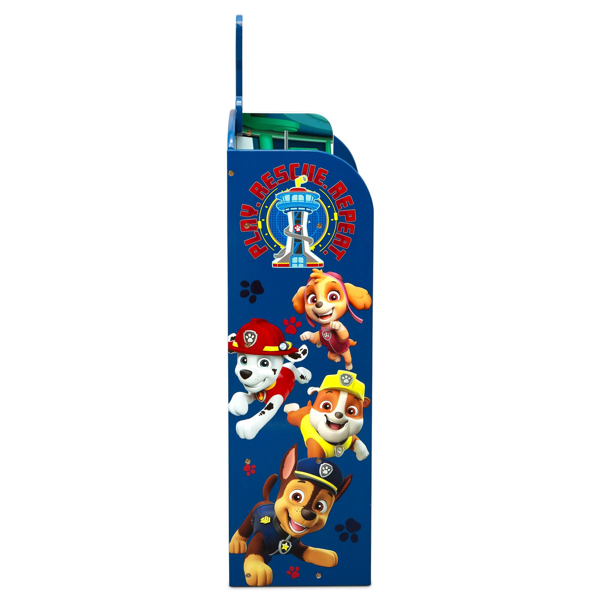 Nickelodeon PAW Patrol Wooden Playhouse 4-Shelf Bookcase