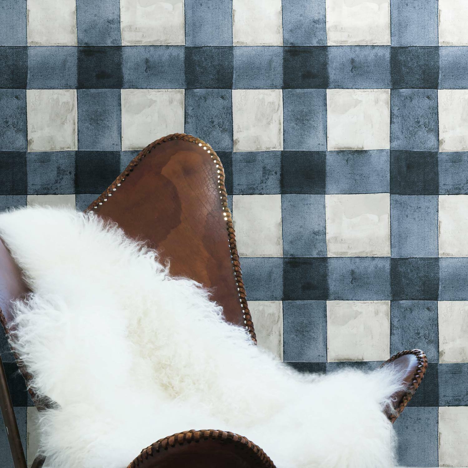 RoomMates Buffalo Plaid Peel &#x26; Stick Wallpaper