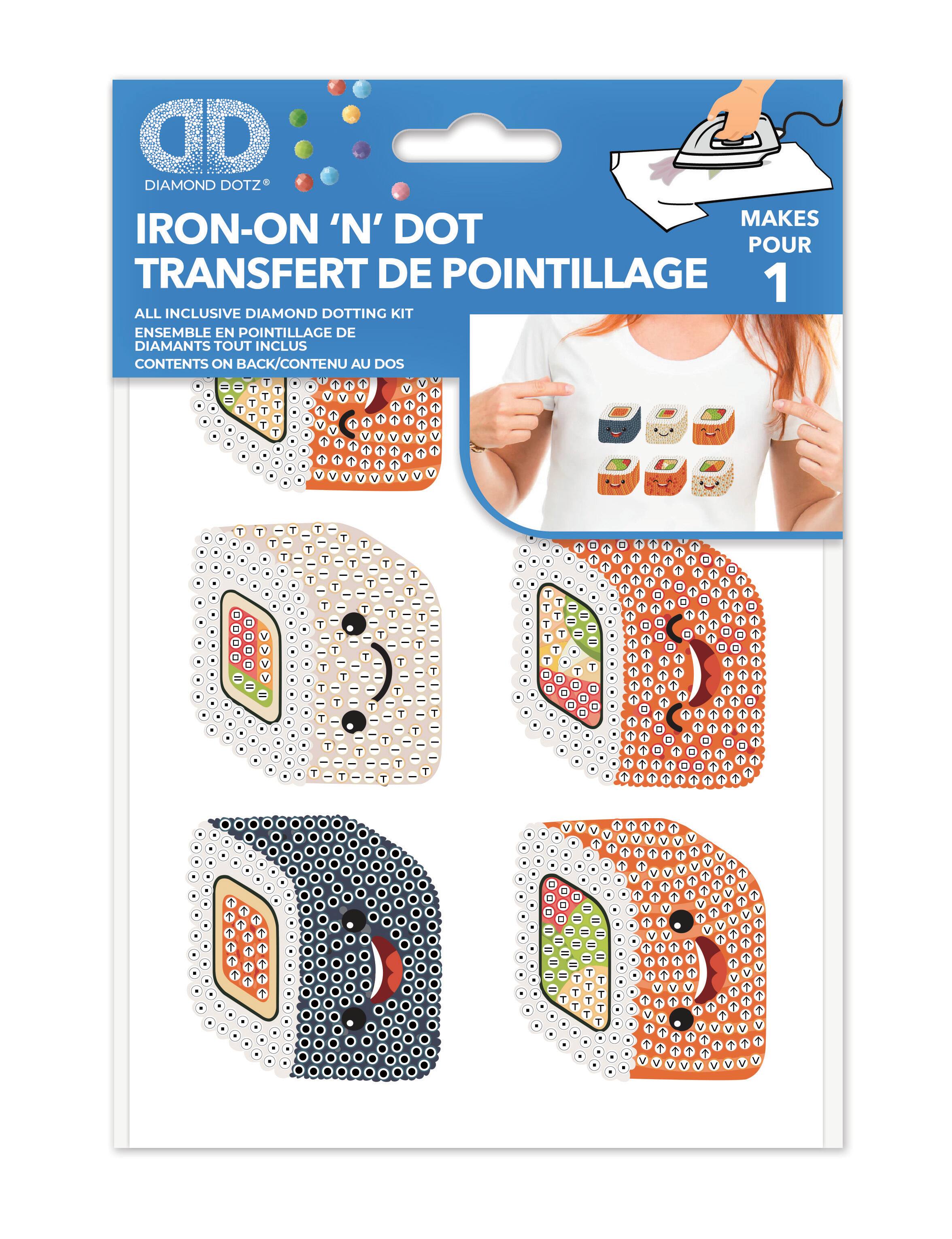 Diamond Dotz® Cute Sushi Iron-On 'n' Dot Kit