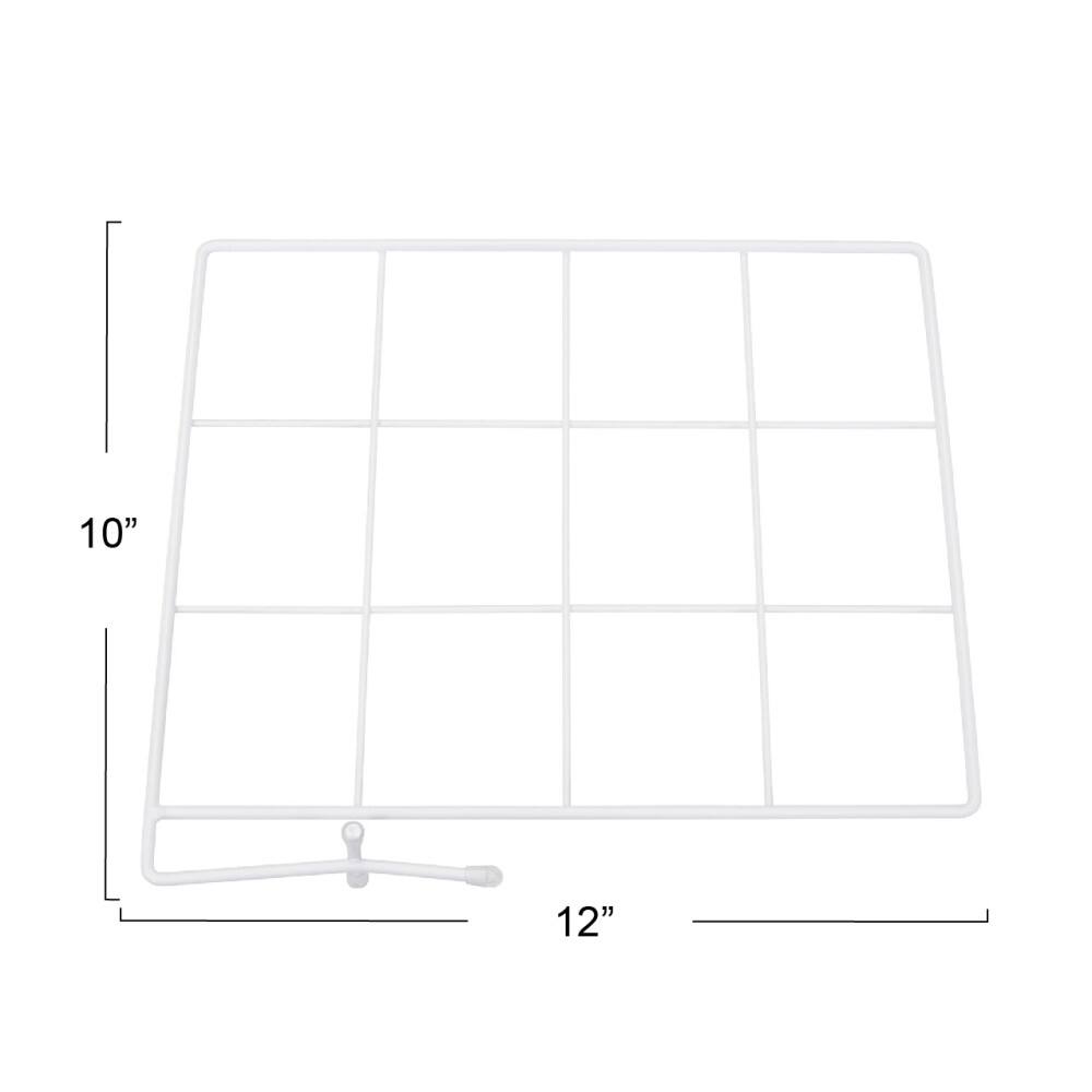 Household Essentials 12" White Shelf Dividers, 2ct.