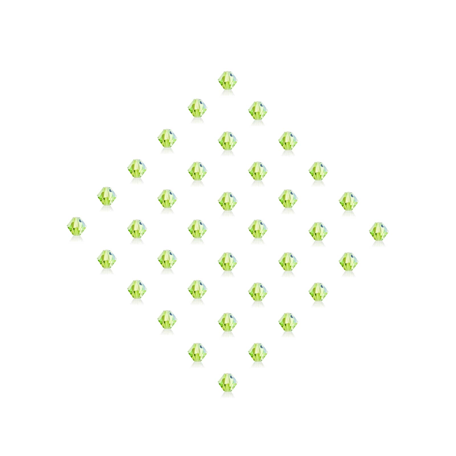 John Bead PRECIOSA 6mm Czech Crystal Bicone Beads, 36ct.