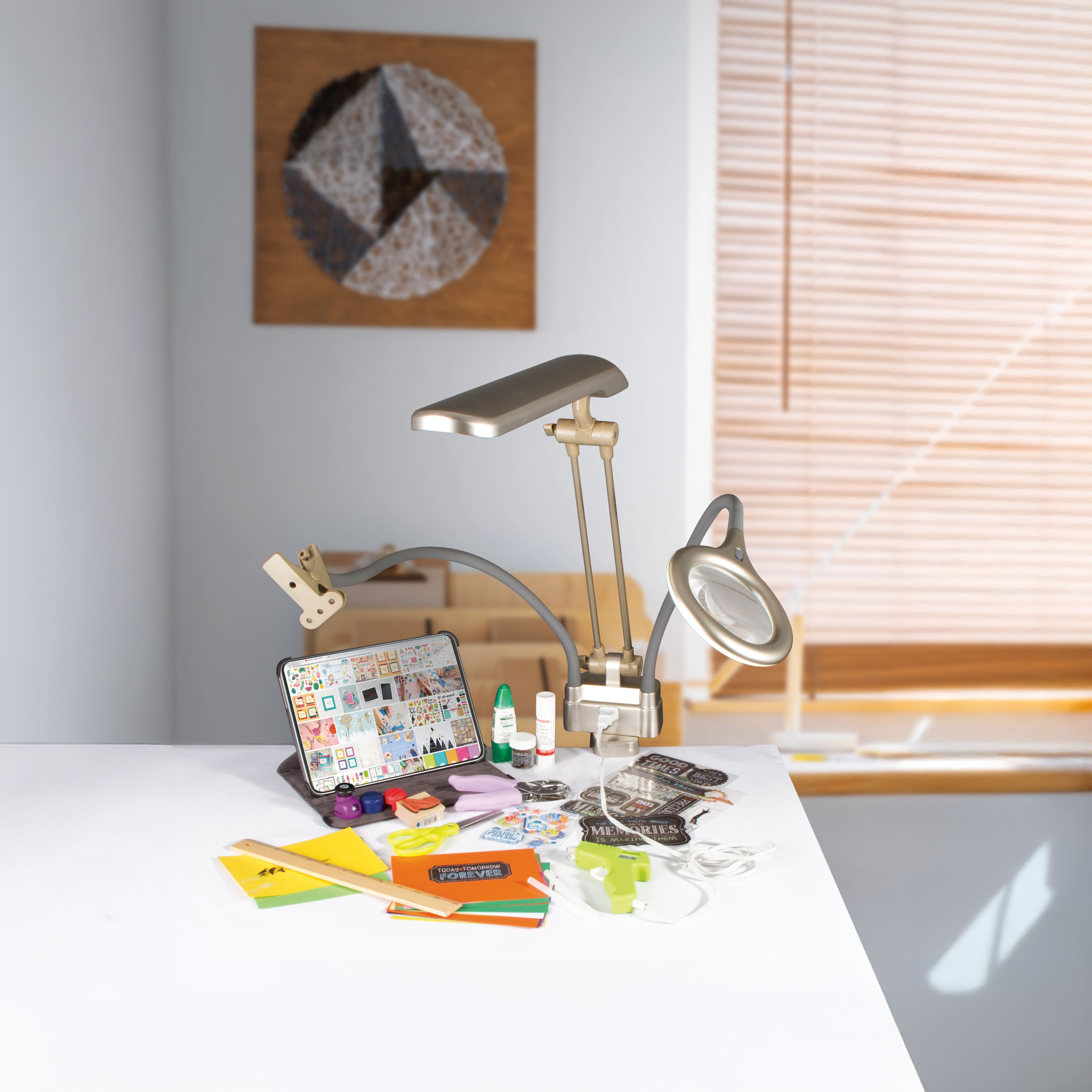 OttLite Ultimate LED 3-in-1 Creative Station with Magnifier