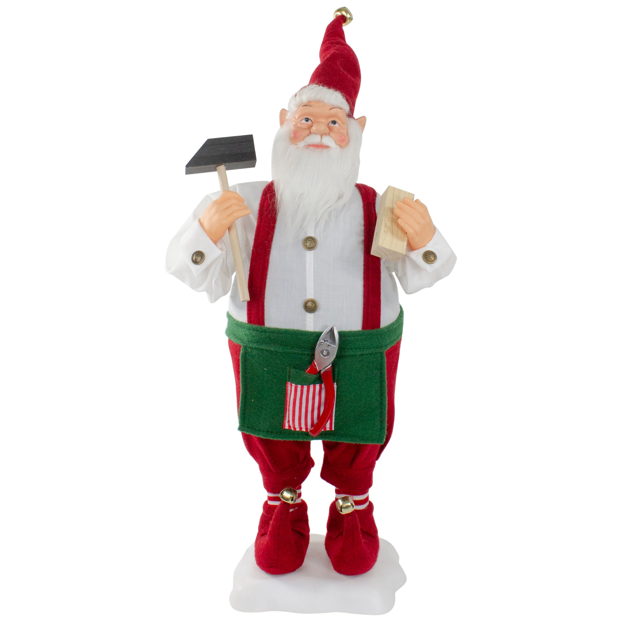 24&#x22; Santa&#x27;s Workshop Elf Animated Standing Christmas Figure