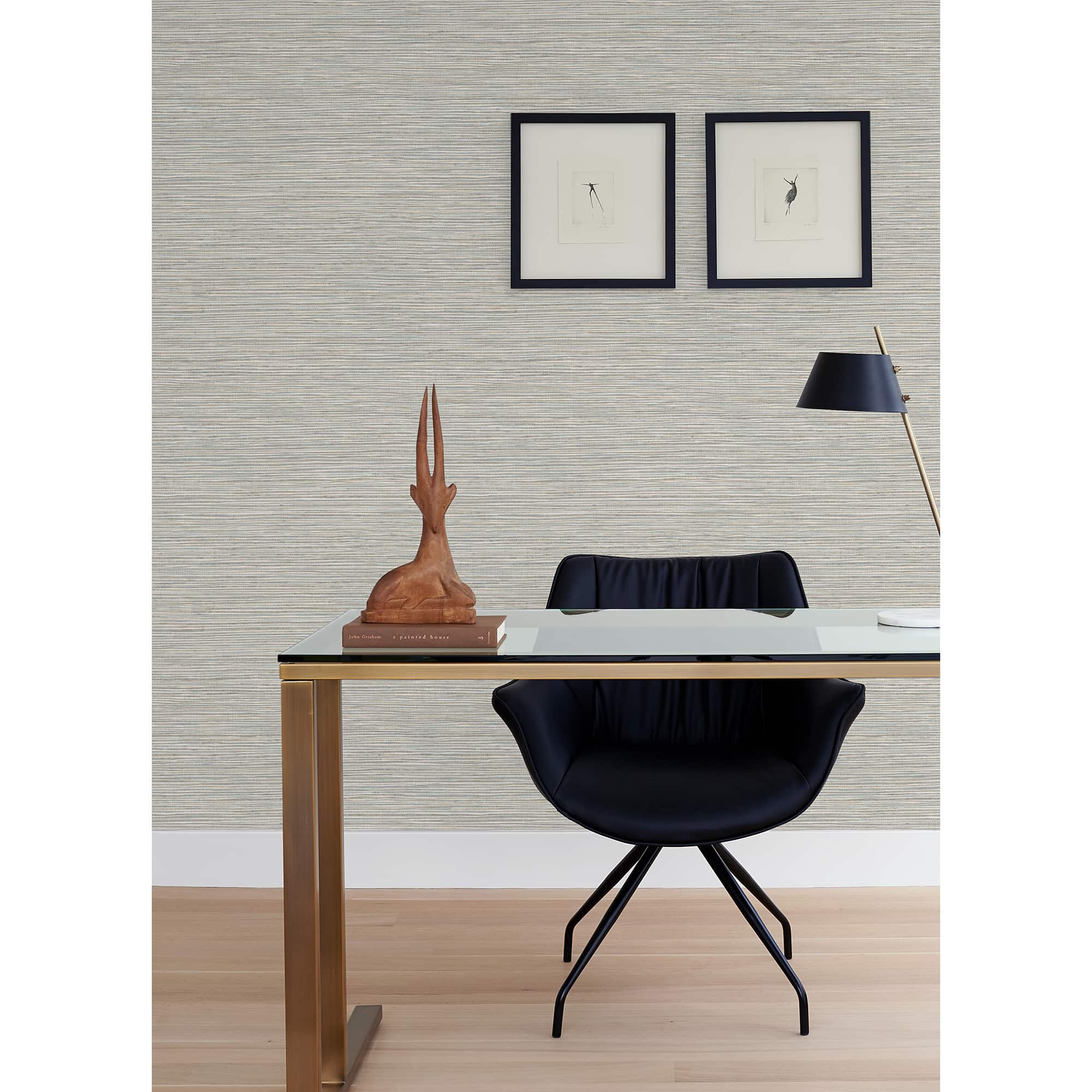 RoomMates Dimensional Grasscloth Peel & Stick Wallpaper