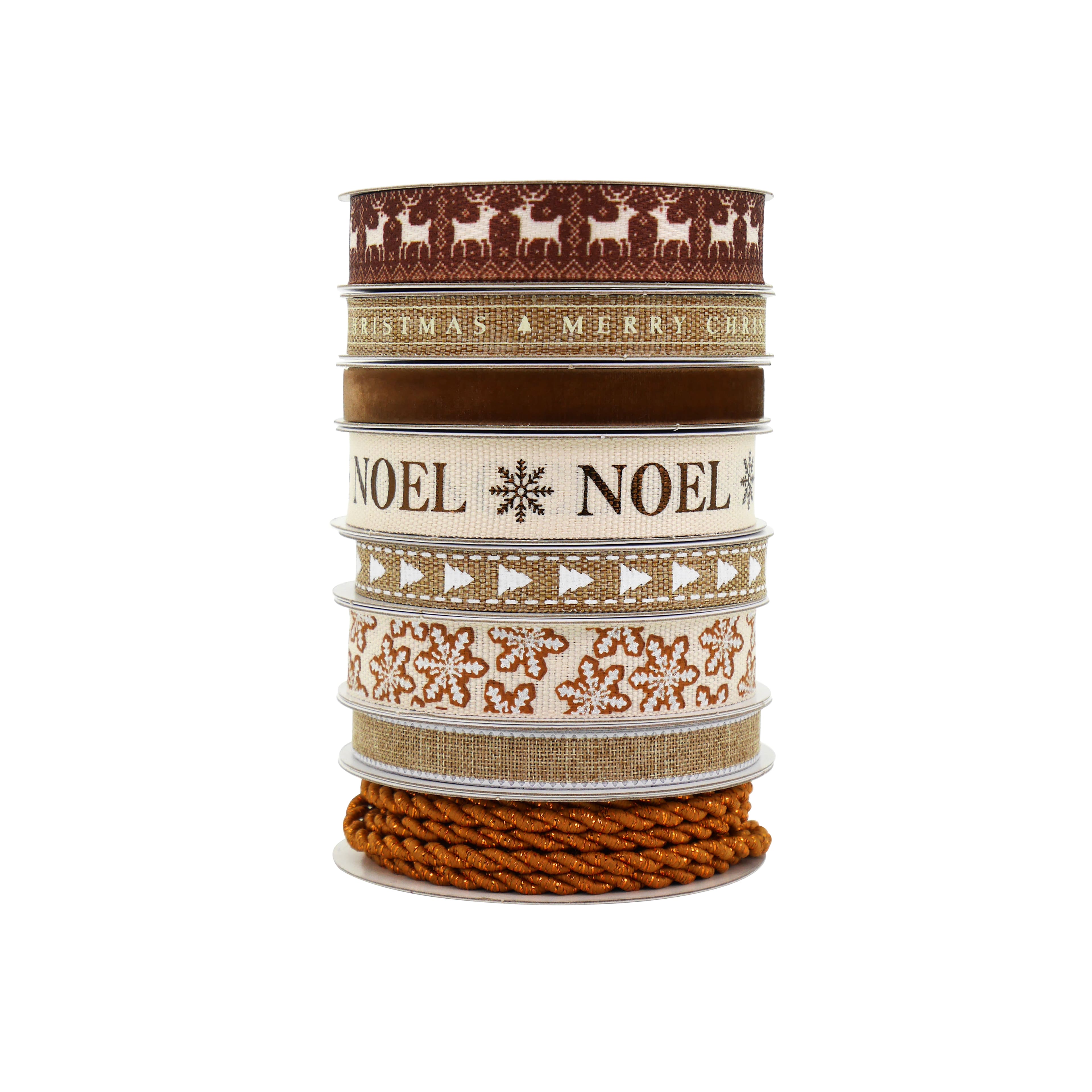 Gingerbread Christmas Value Pack Ribbon by Celebrate It&#xAE;