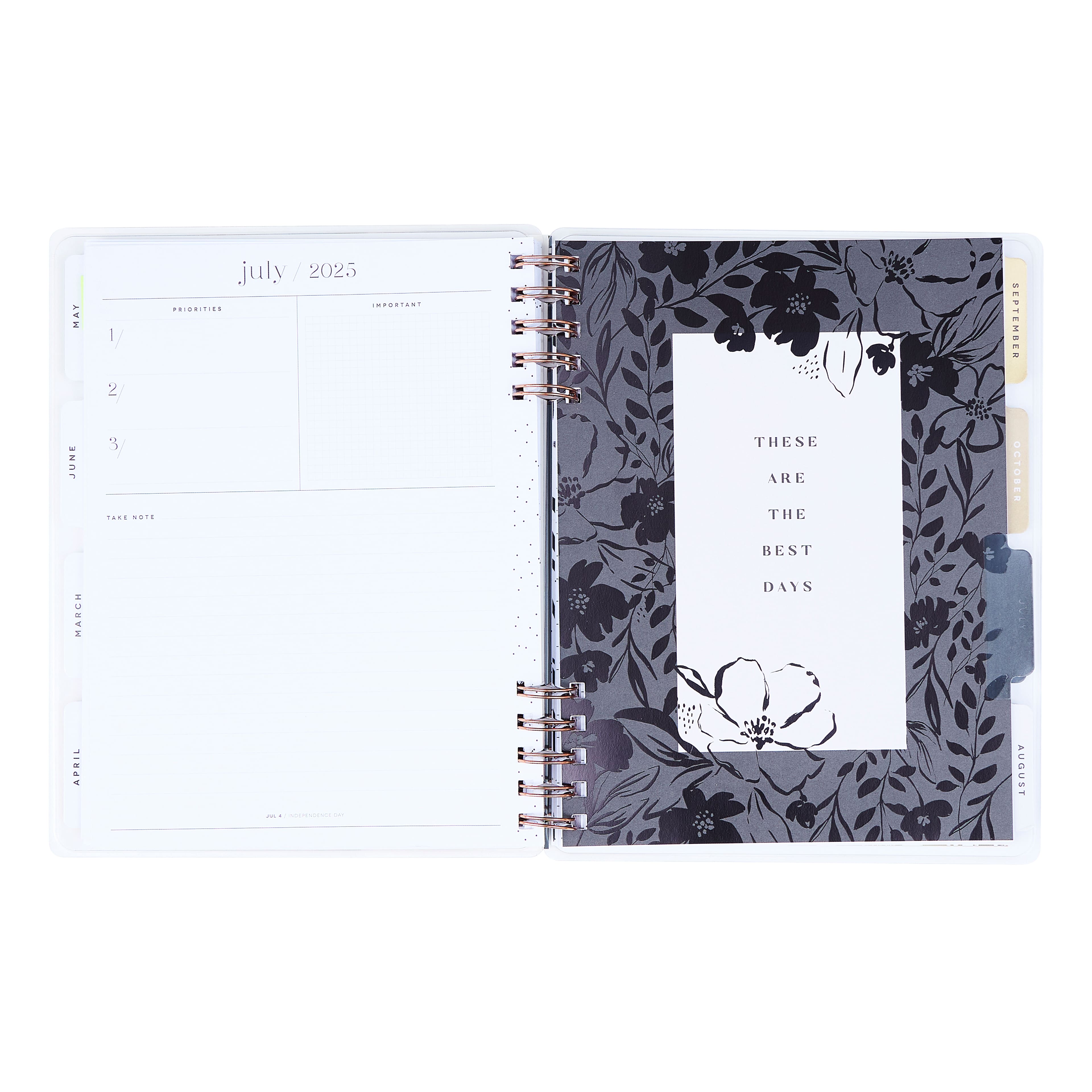 The Classic Happy Planner&#xAE; Customizable Twin Loop Sketchy Florals