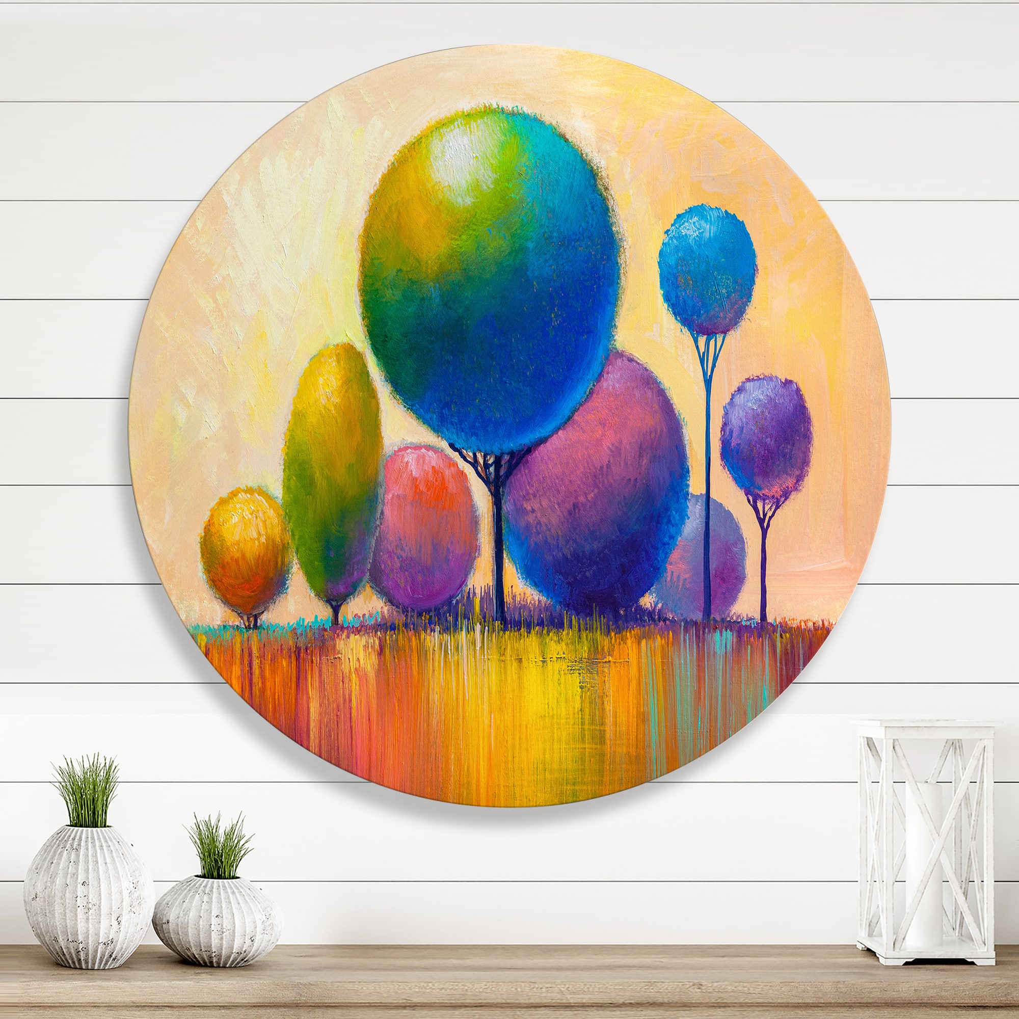 Designart - Colourful Ornamental Trees VIII