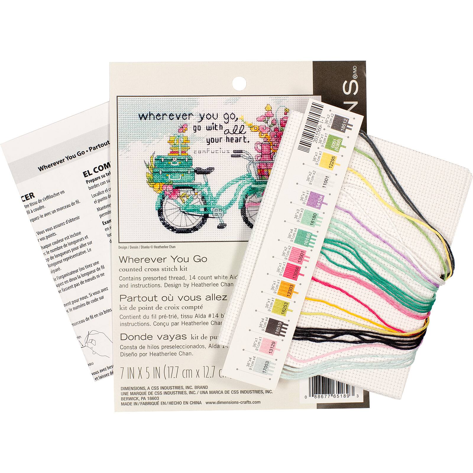 Dimensions® Wherever You Go Counted Cross Stitch Kit