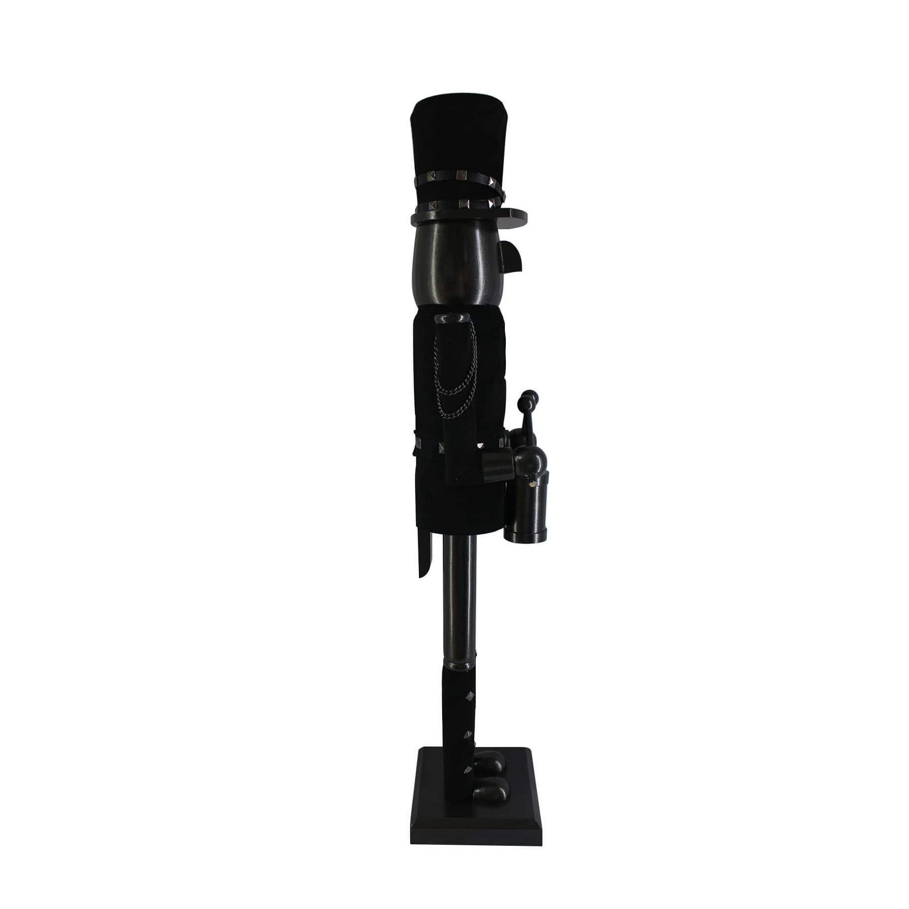 32&#x22; Black Nutcracker with Drum by Ashland&#xAE;