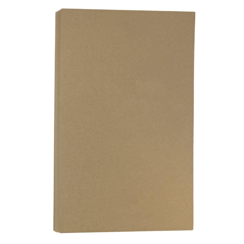 JAM Paper Extra Heavyweight Cardstock Paper 130 lbs. 8.5 x 14 Brown Kraft  25 Sheets/Pack