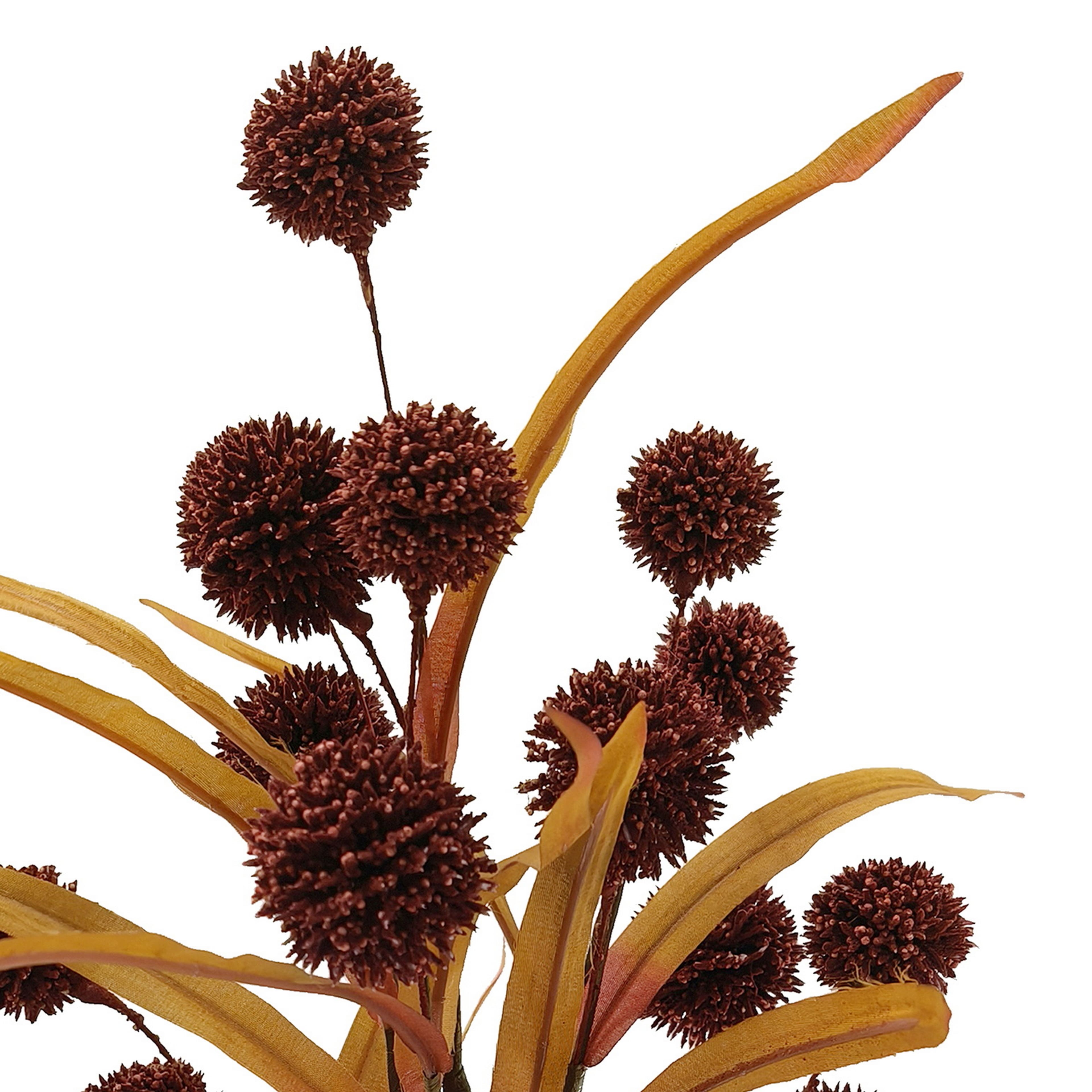 17" Red Spiky Blossom Deluxe Bush by Ashland®