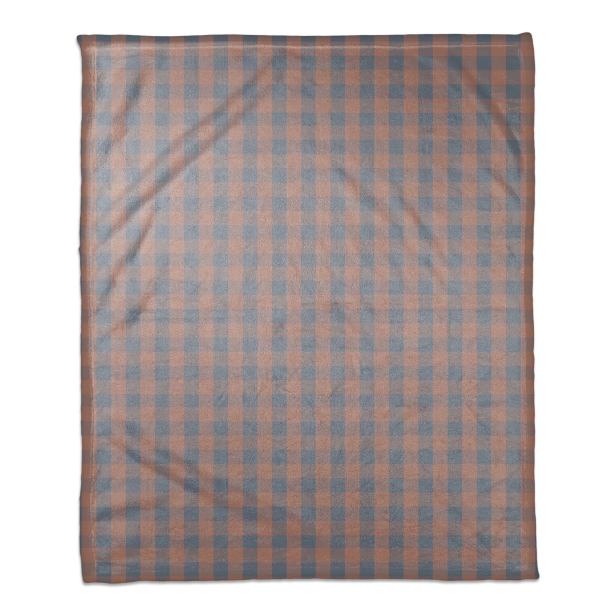 Plaid Coral Fleece Blanket