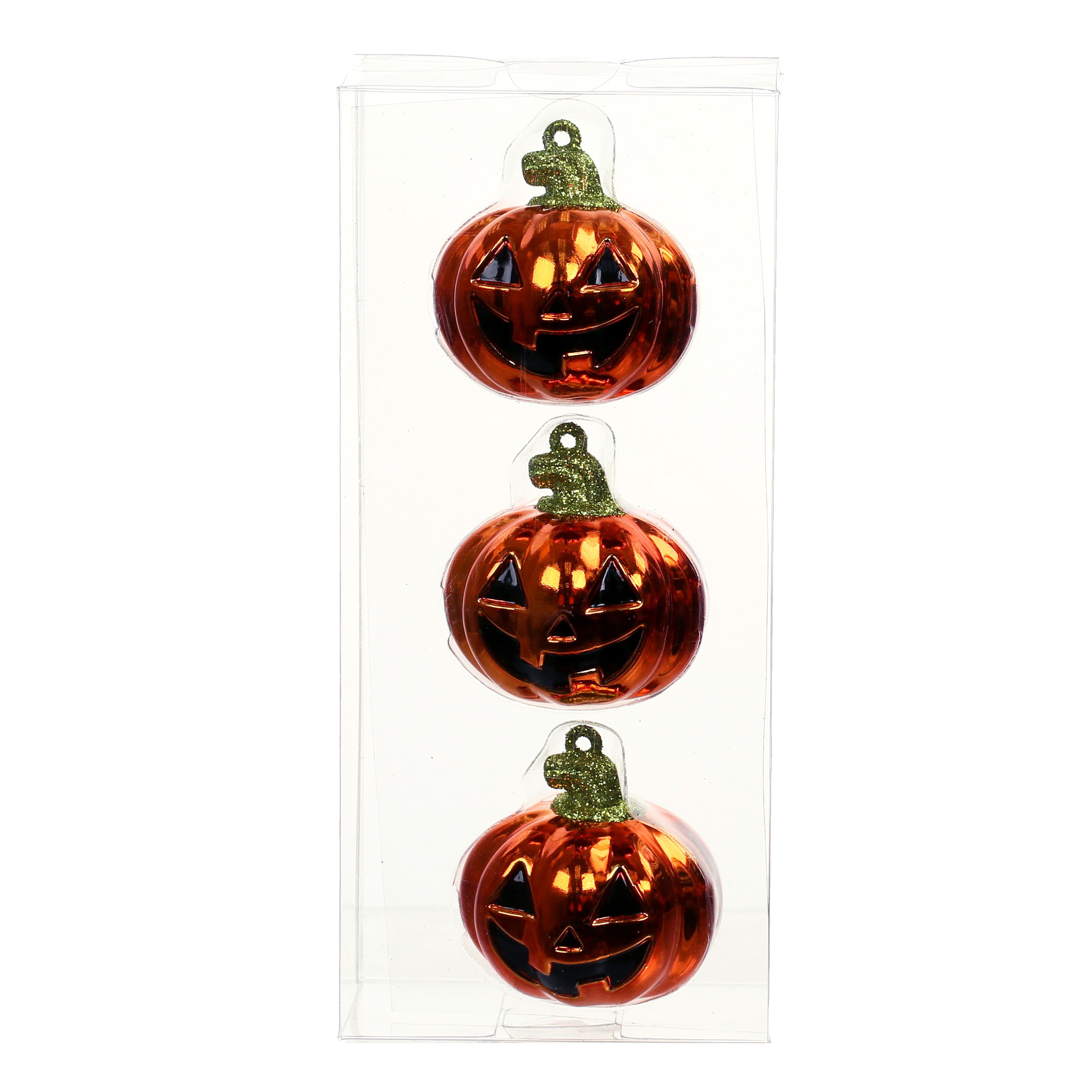 2&#x22; Jack-O&#x27;-Lantern Ornaments, 3ct. by Ashland&#xAE;