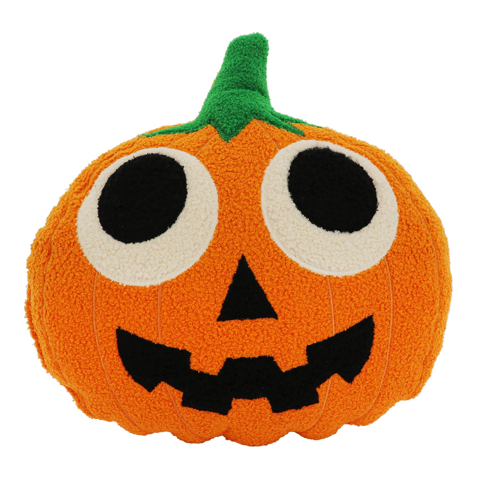 16&#x22; Silly Orange Pumpkin Face Pillow by Ashland&#xAE;