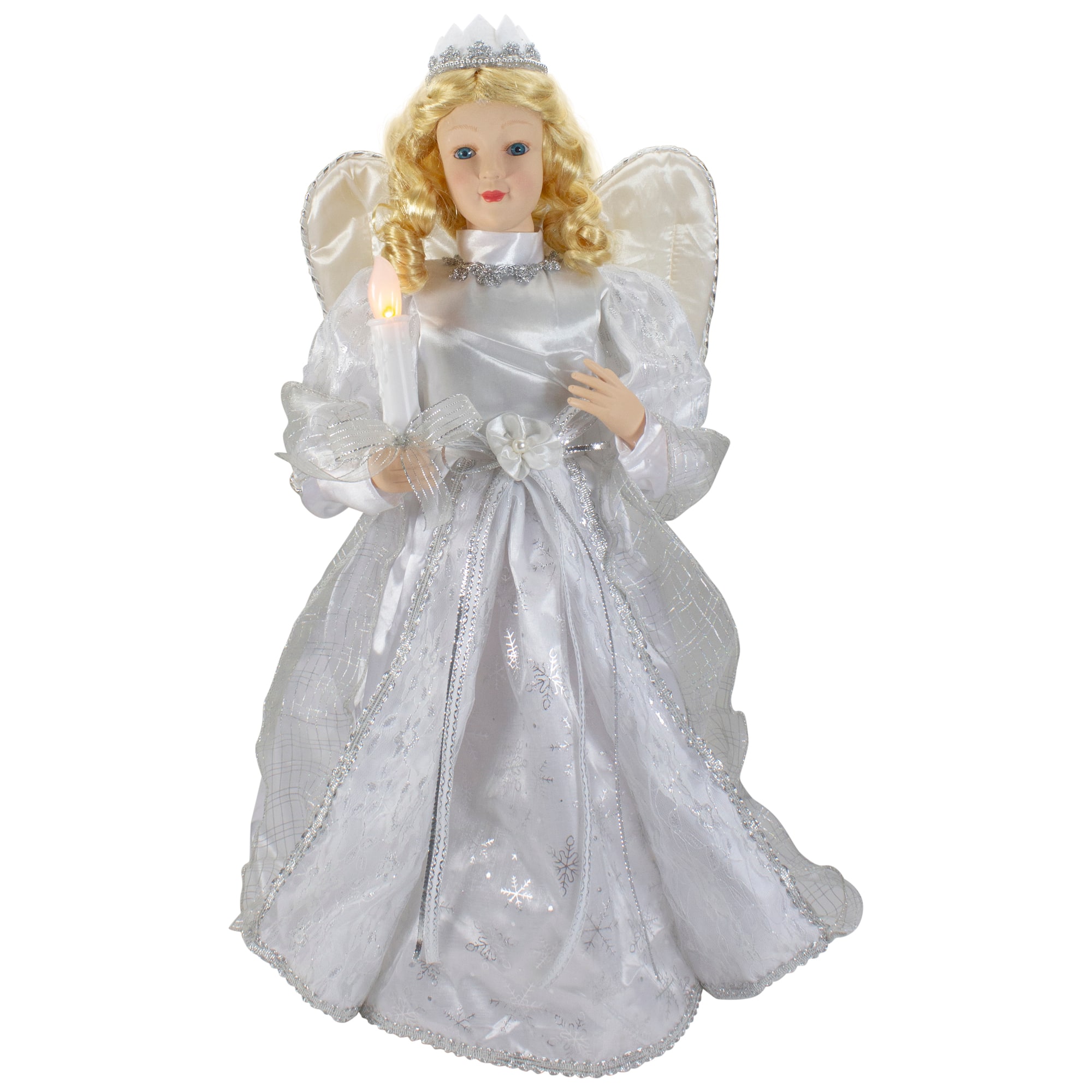 24&#x22; Lighted Standing Animated Angel Musical Christmas Figure