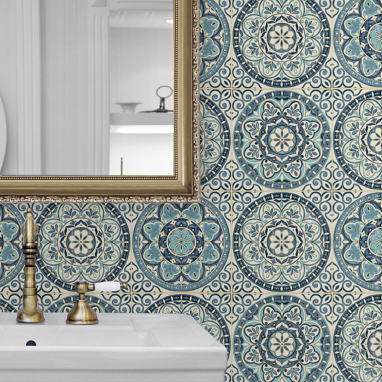 Surface Style Color Wheel Capri Peel & Stick Wallpaper