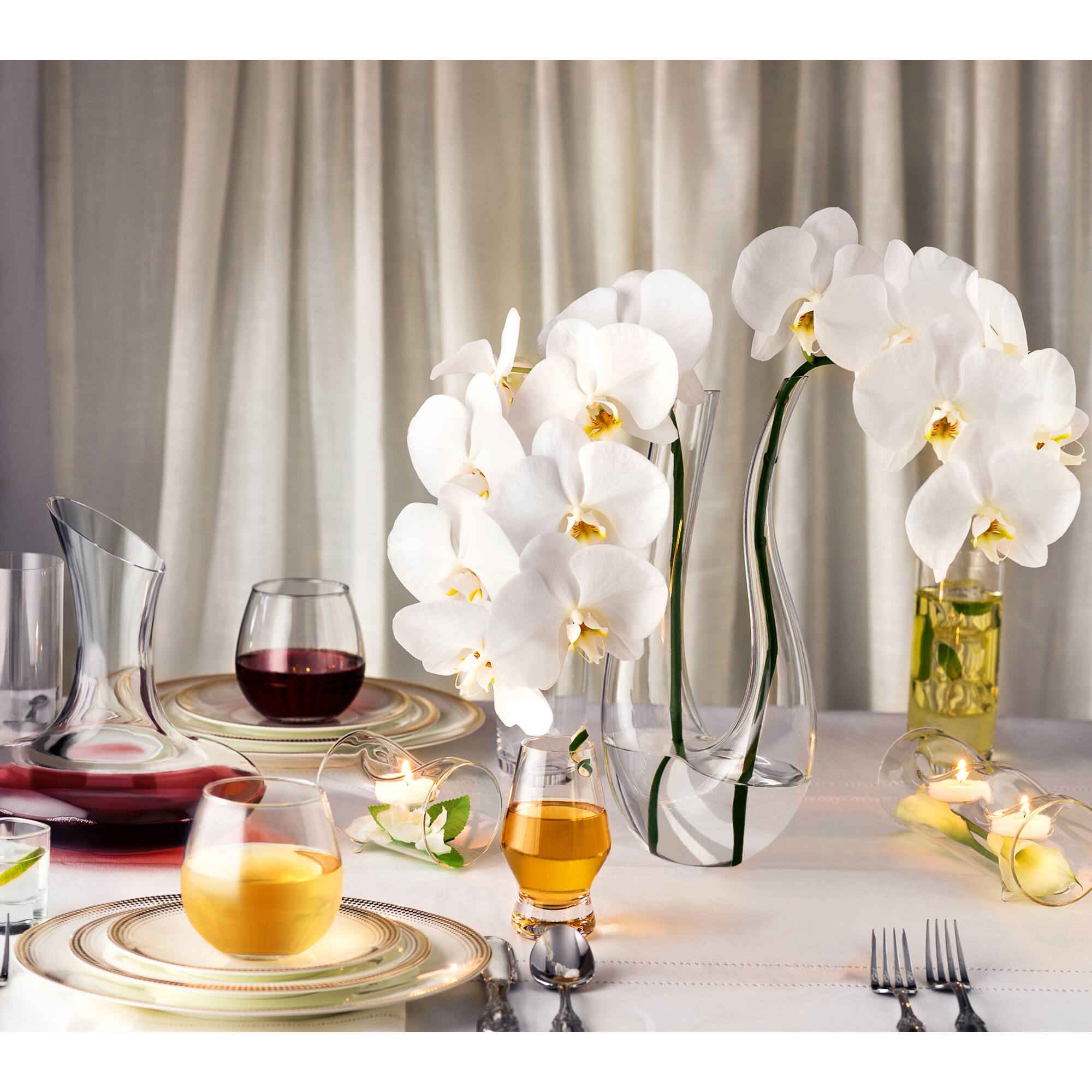 JoyJolt® Ambient Single Tea Light Candle Holders, 4ct.